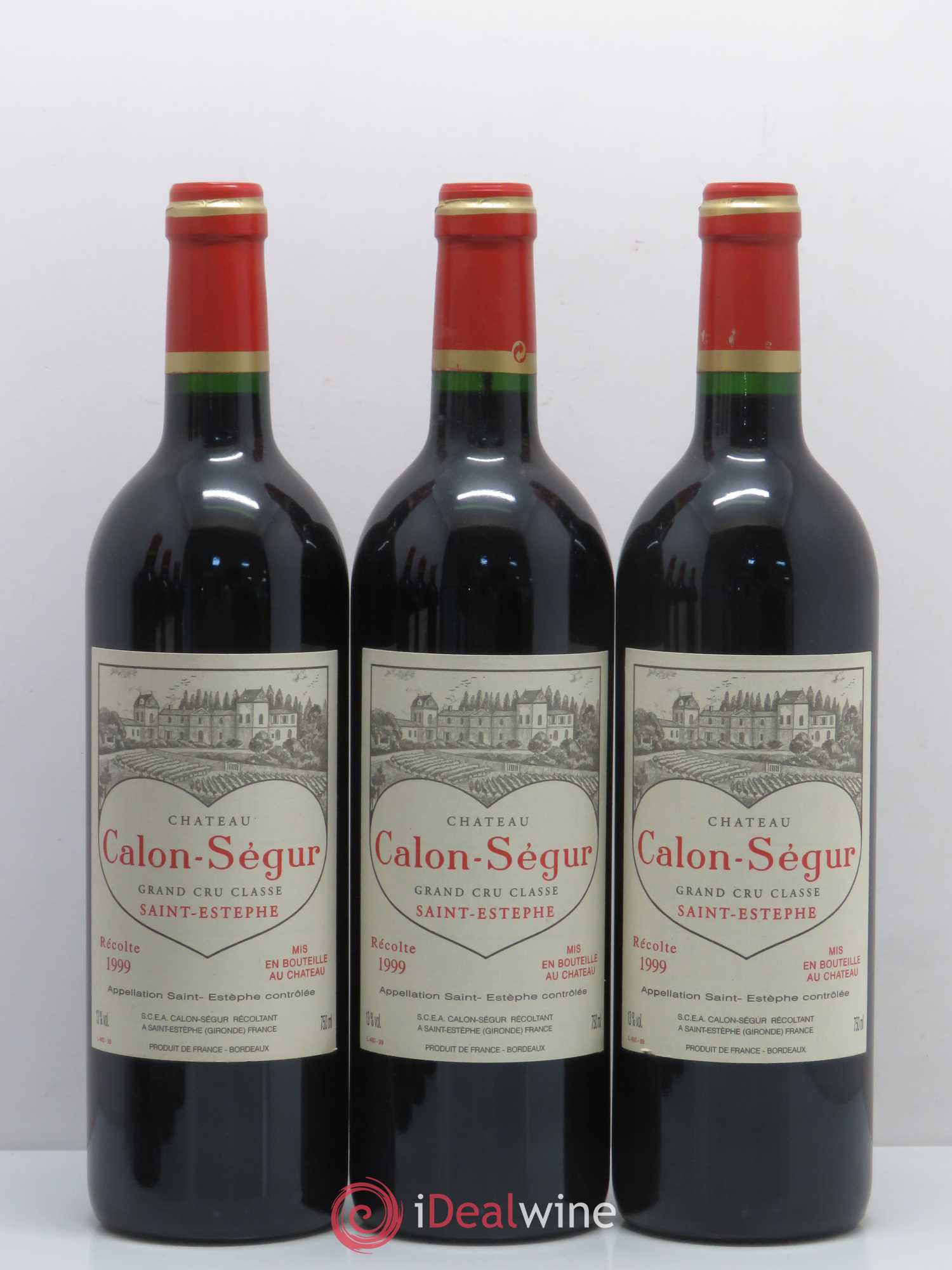 Château Calon Ségur 3ème Grand Cru Classé 1999 - Lot de 12 bouteilles - 2
