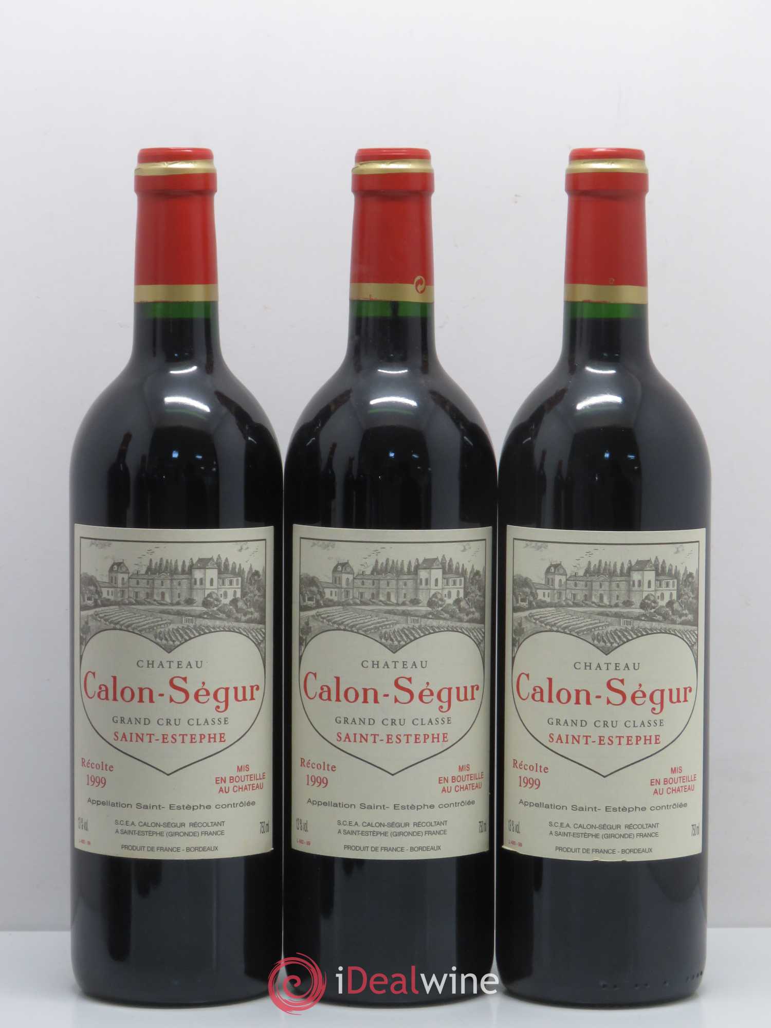 Château Calon Ségur 3ème Grand Cru Classé 1999 - Lot de 12 bouteilles - 3