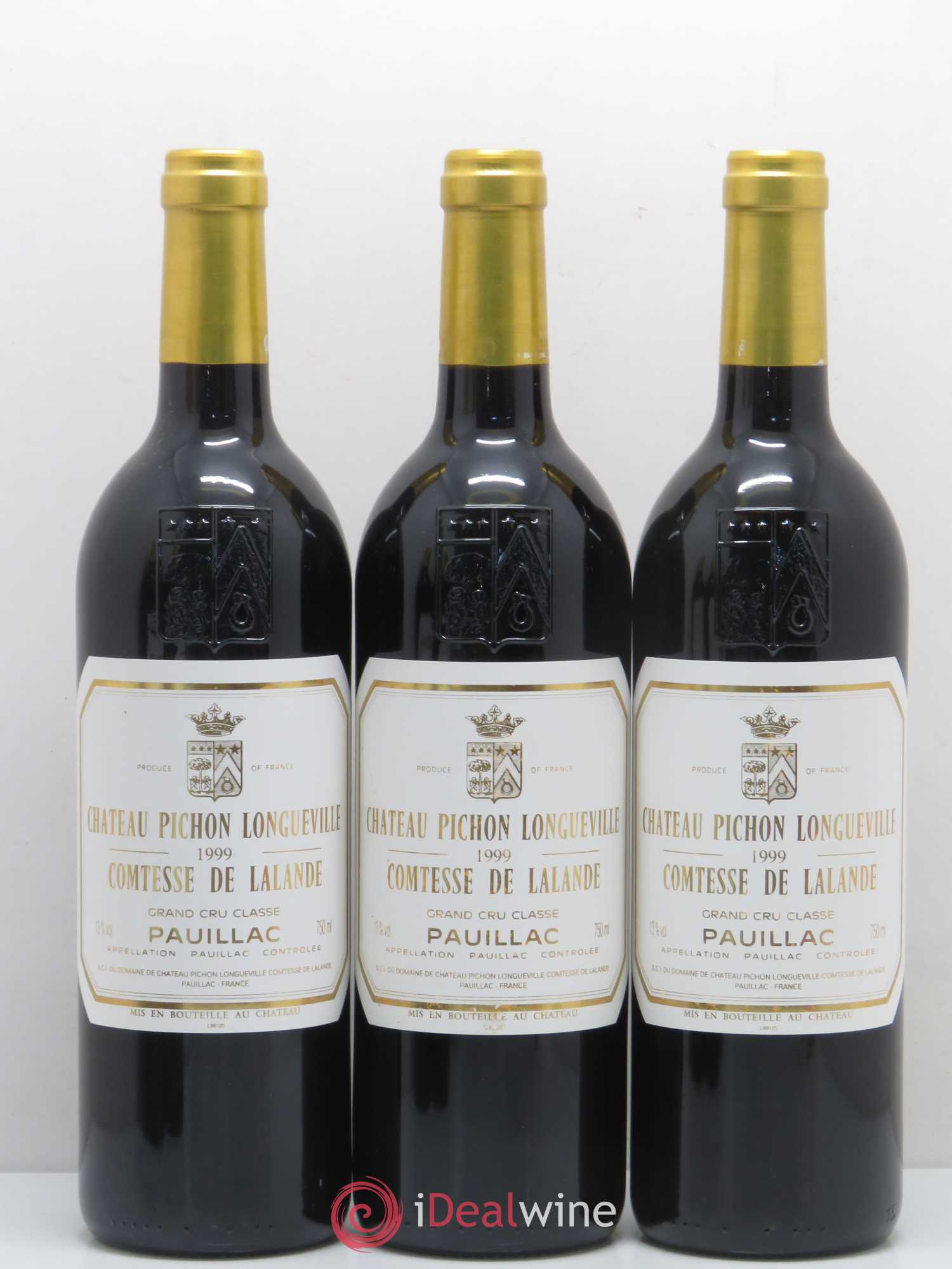 Château Pichon Longueville Comtesse de Lalande 2ème Grand Cru Classé 1999 - Lot de 12 bouteilles - 1
