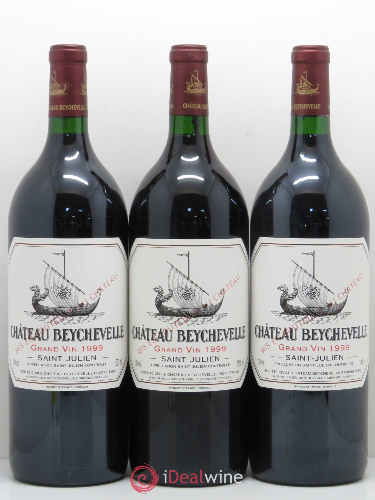 Château Beychevelle 4ème Grand Cru Classé 1999 - Lot de 6 magnums - 1