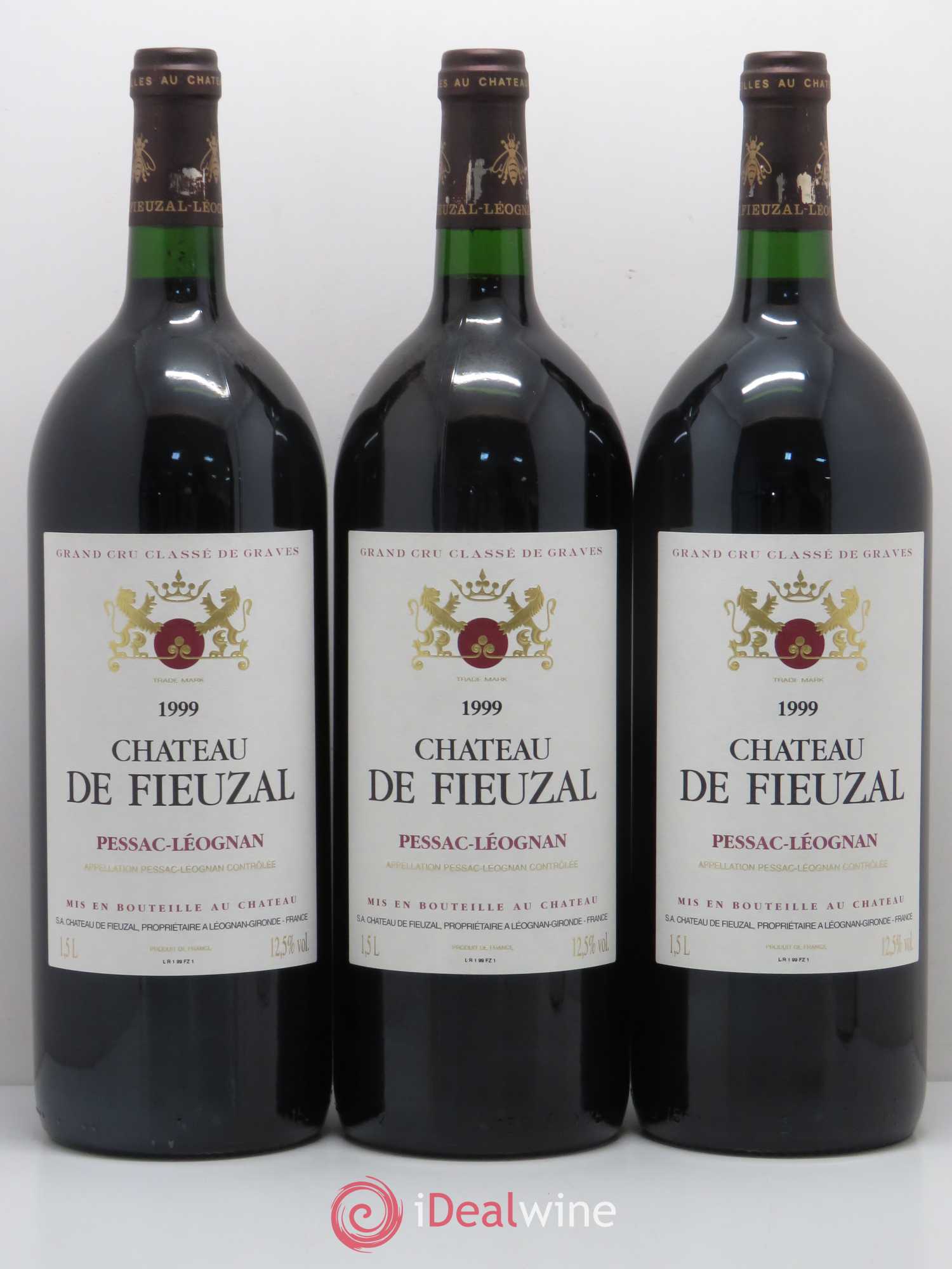 Château de Fieuzal Cru Classé de Graves 1999 - Lot de 6 magnums - 2