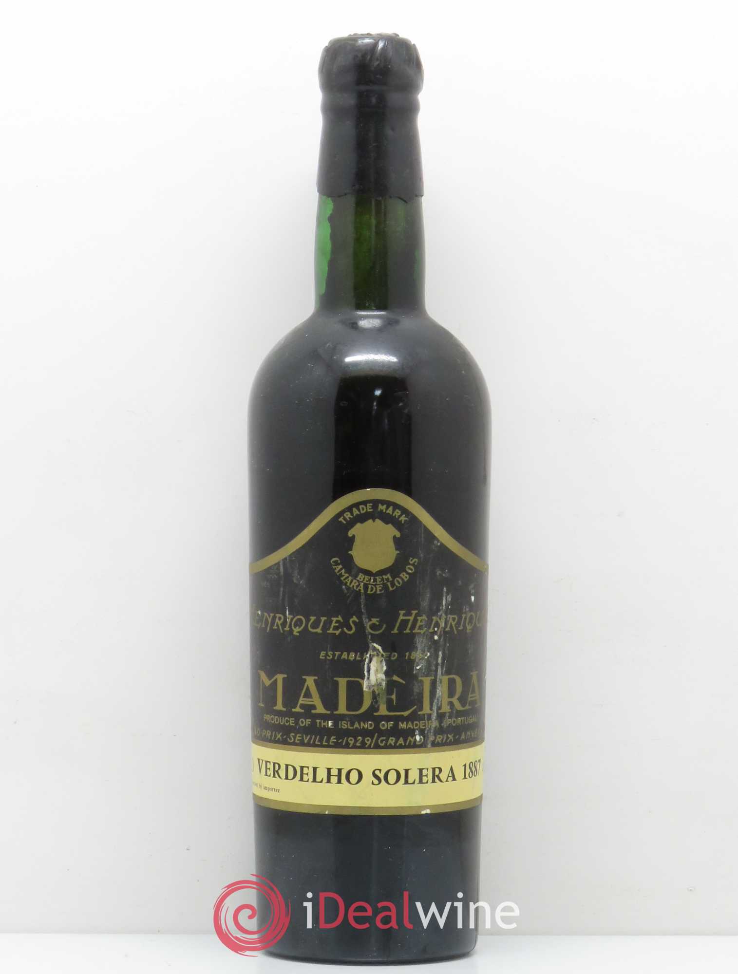Madère Verdhelo Solera (sans prix de réserve) 1887 - Posten von 1 Flasche - 0