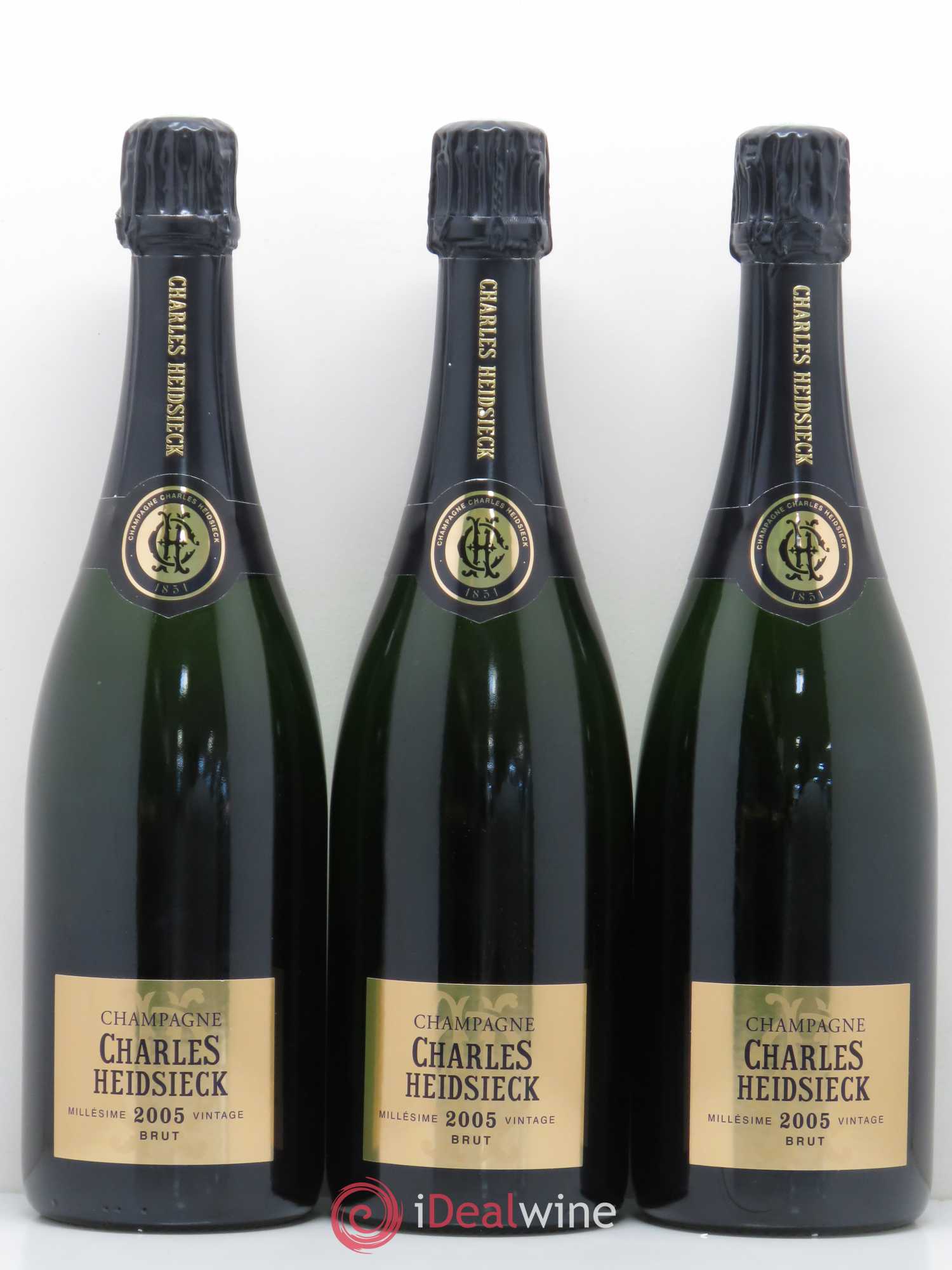 Cuvée Charles Heidsieck Charles Heidsieck 2005 - Lot de 3 bouteilles - 0