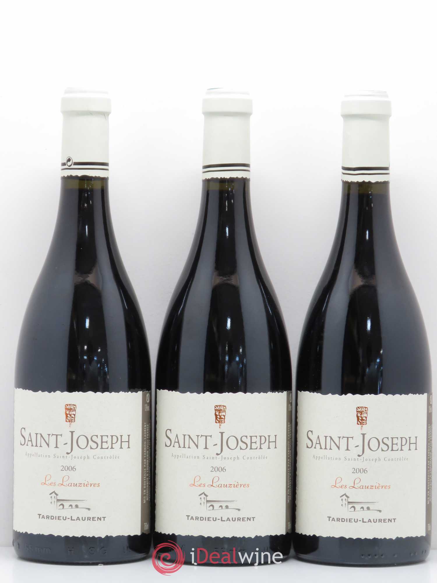 Saint-Joseph Tardieu Laurent Les Lauzieres (sans prix de réserve) 2006 - Posten von 3 Flaschen - 0