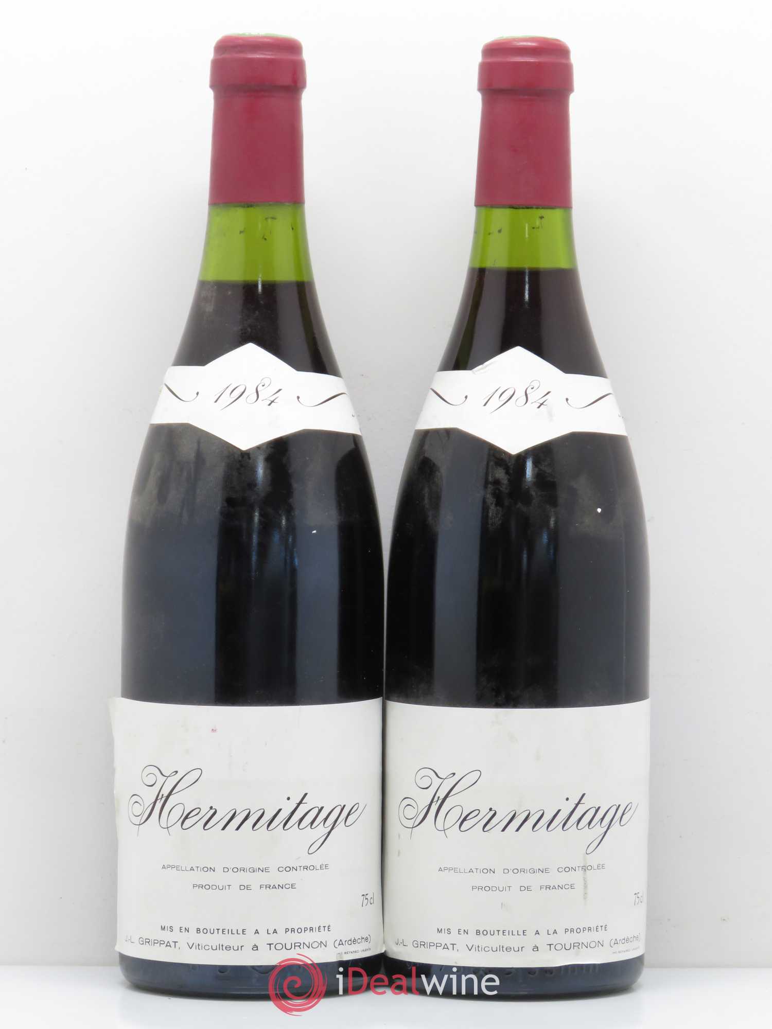 Hermitage (sans prix de réserve) 1984 - Lot de 2 bouteilles - 0