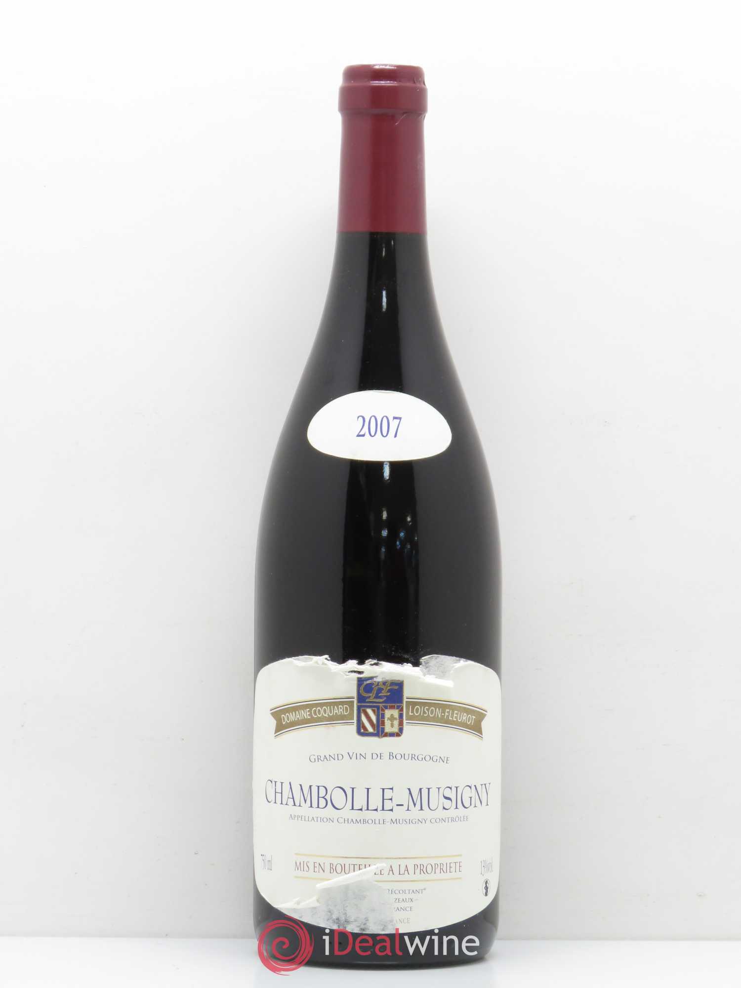 Chambolle-Musigny Coquard Loison Fleurot (sans prix de réserve) 2007 - Posten von 1 Flasche - 0