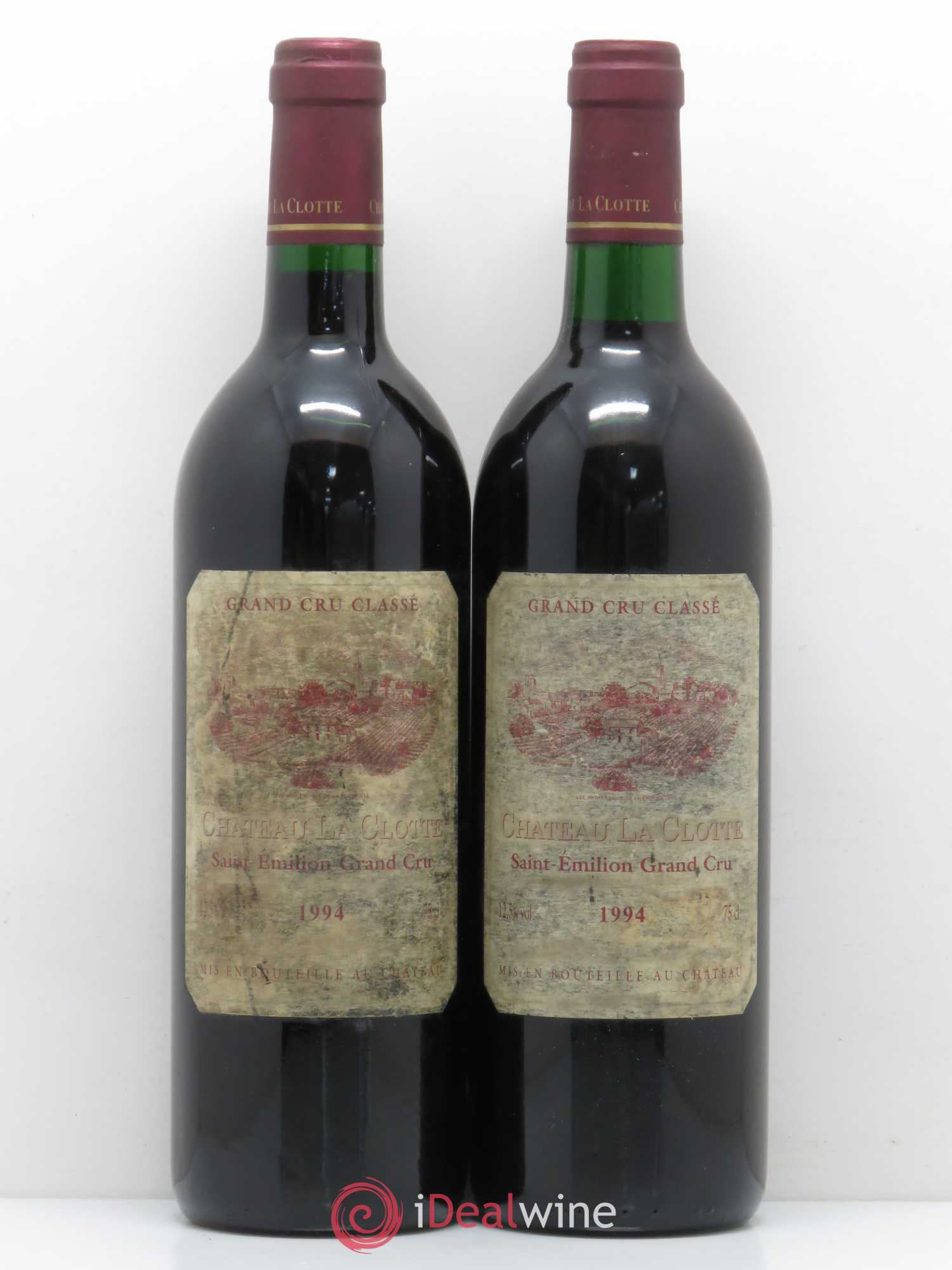 Château la Clotte (sans prix de réserve) 1994 - Lot de 2 bouteilles - 0