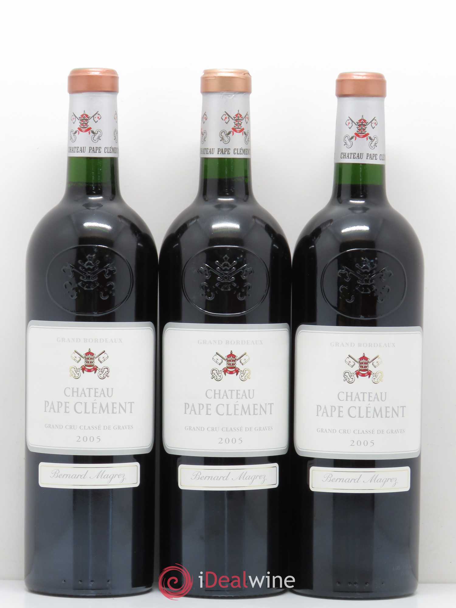 Château Pape Clément Cru Classé de Graves (sans prix de réserve) 2005 - Lot de 6 bouteilles - 1