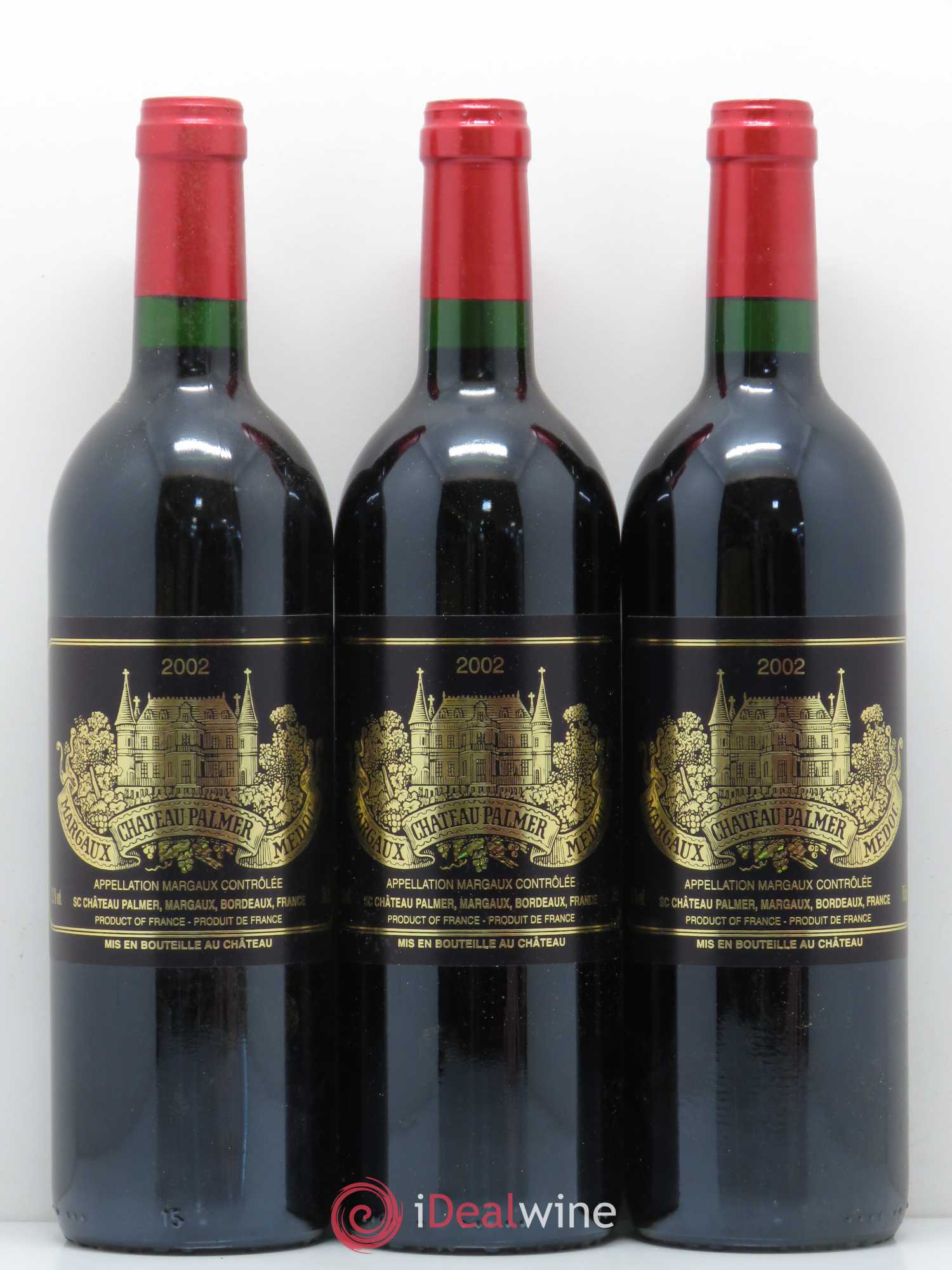 Château Palmer 3ème Grand Cru Classé 2002 - Lot de 12 bouteilles - 3