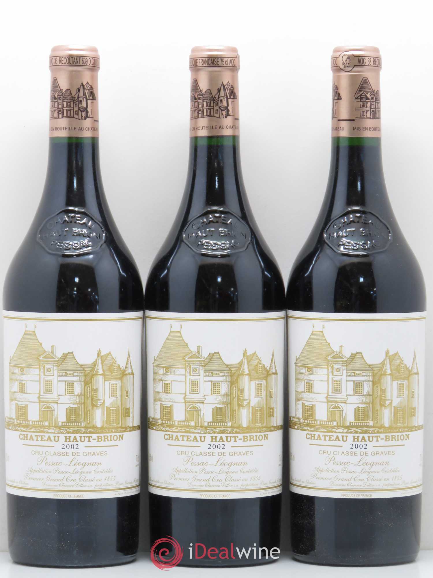 Château Haut Brion 1er Grand Cru Classé 2002 - Lot de 12 bouteilles - 4