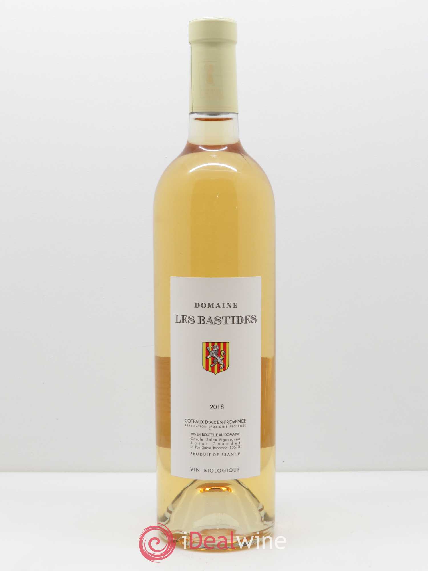 Coteaux d'Aix-en-Provence Les Bastides (Domaine) Famille Salen 2018 - Lot de 1 bouteille - 0