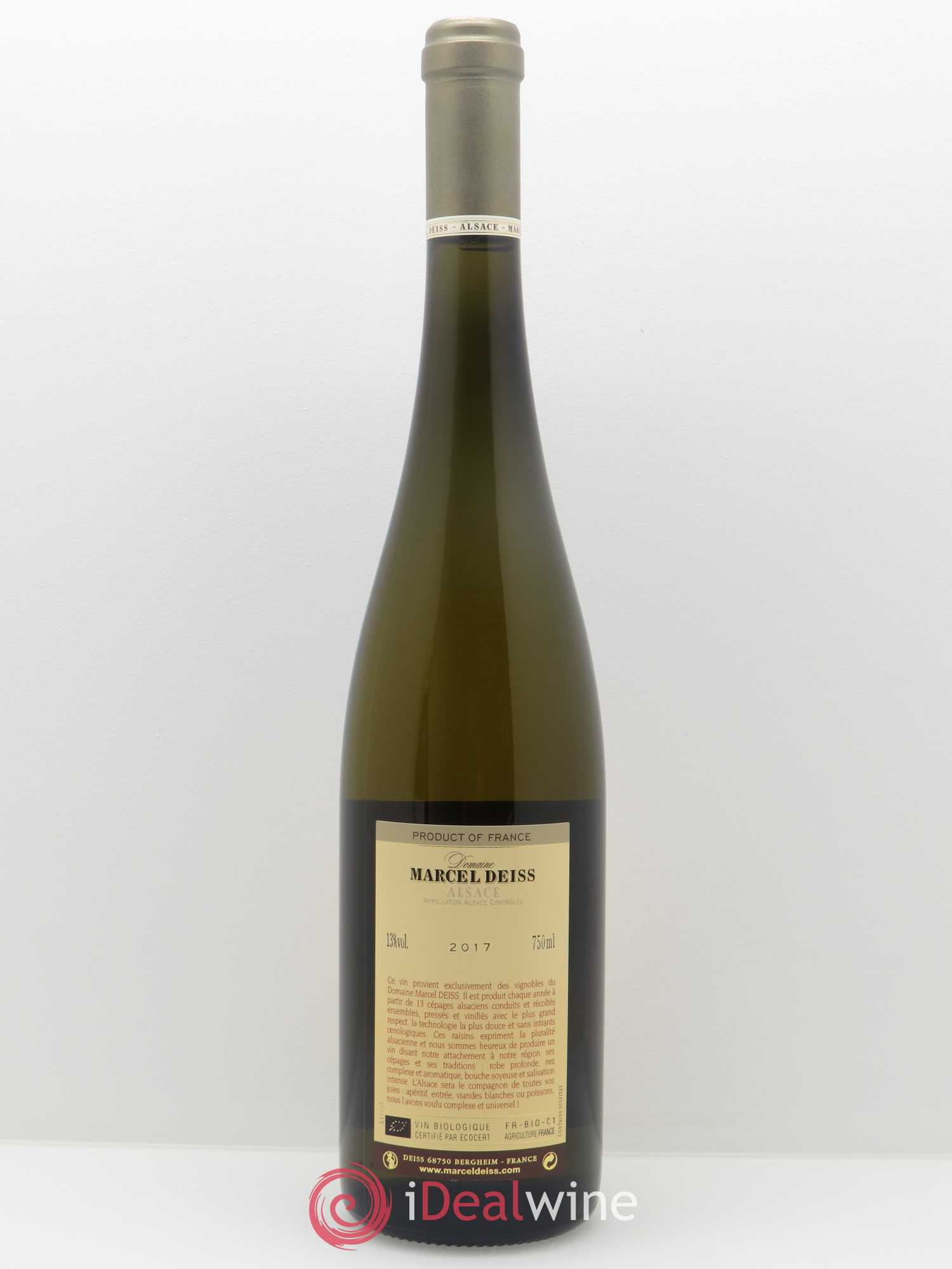 Alsace Marcel Deiss (Domaine) 2017 - Lot de 1 bouteille - 1
