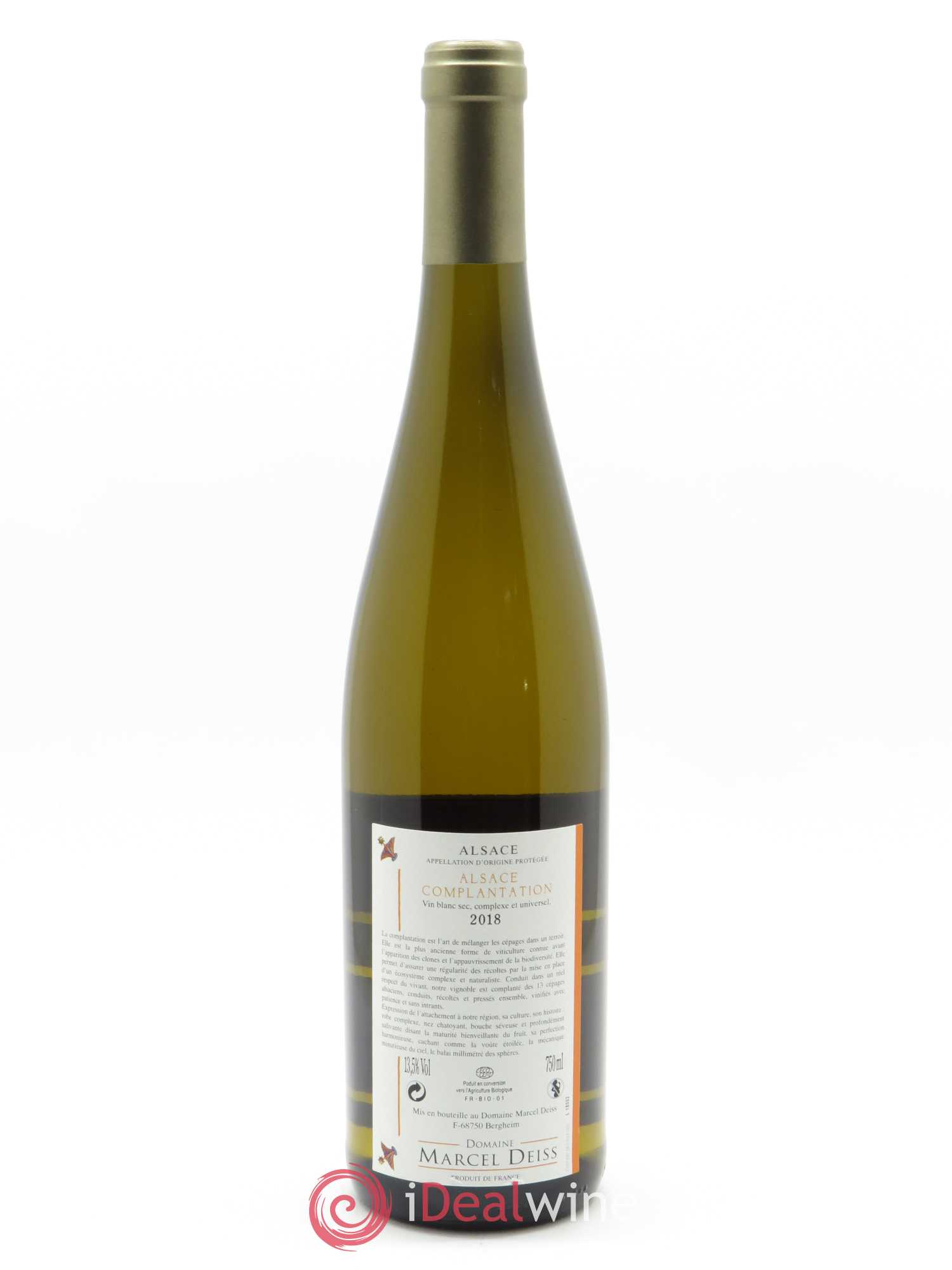 Alsace Marcel Deiss (Domaine) 2018 - Lot de 1 bouteille - 1