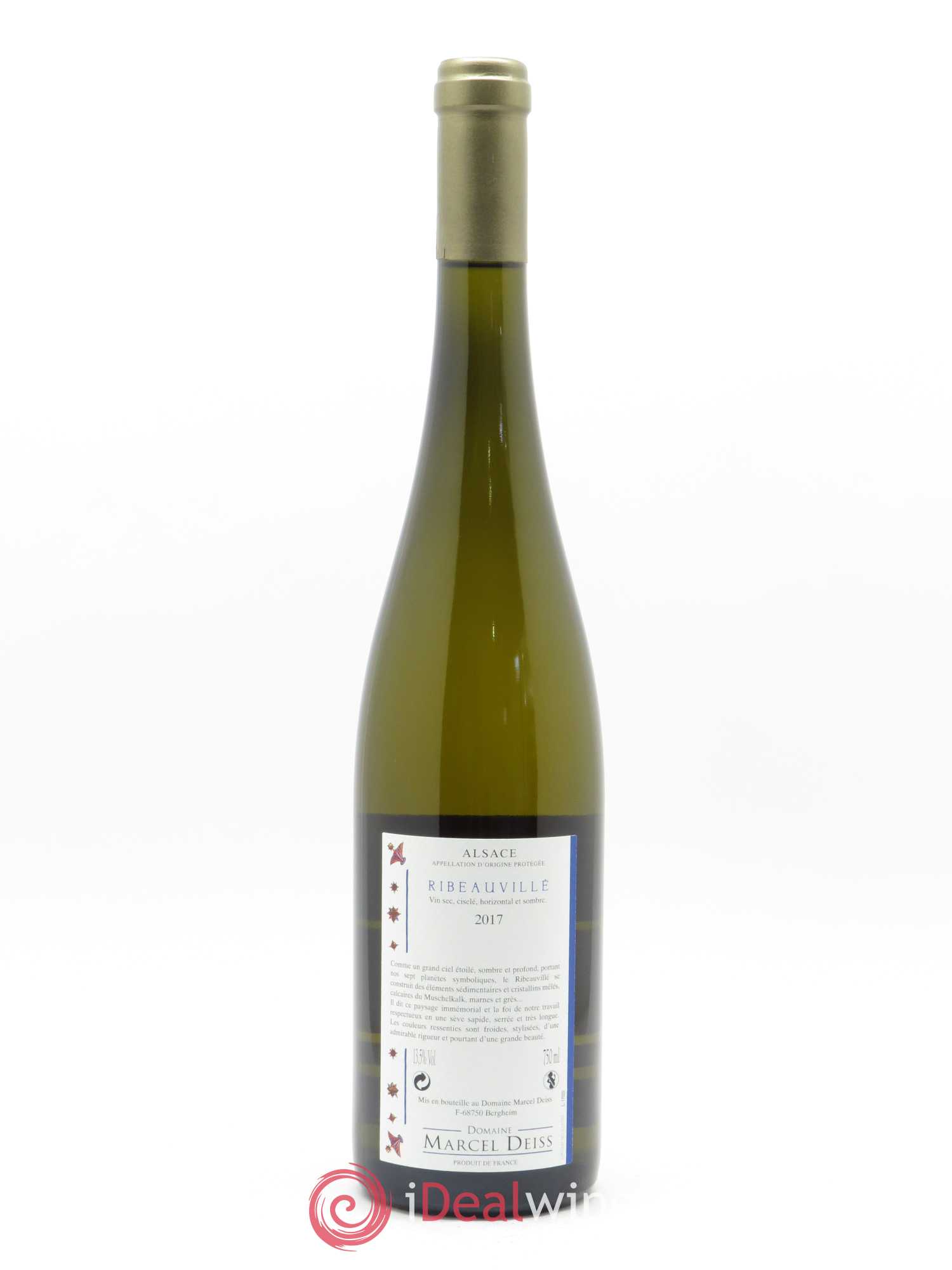 Alsace Ribeauvillé Marcel Deiss (Domaine) 2017 - Lot de 1 bouteille - 1