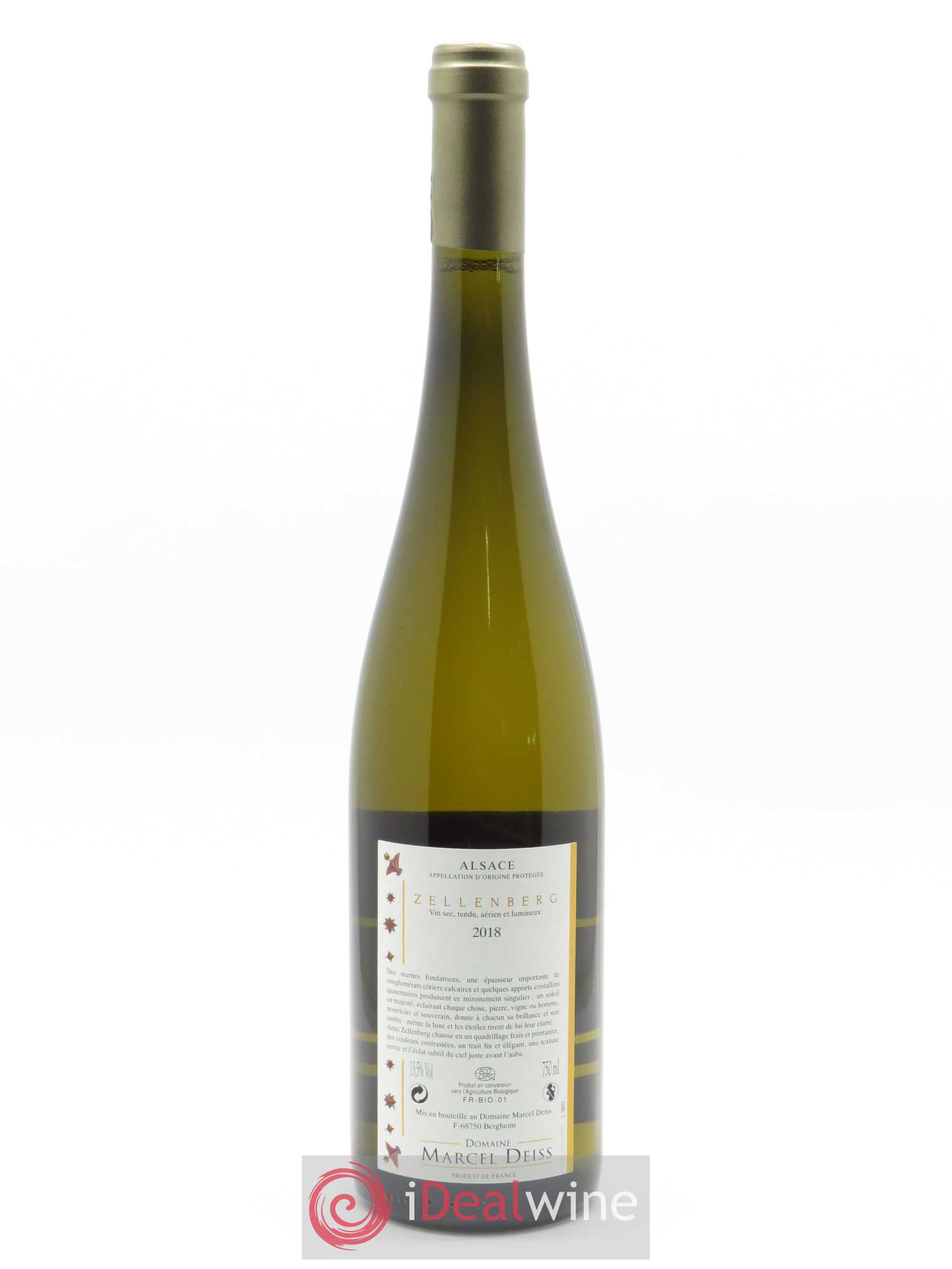 Alsace Zellenberg Marcel Deiss (Domaine) 2018 - Lot de 1 bouteille - 1