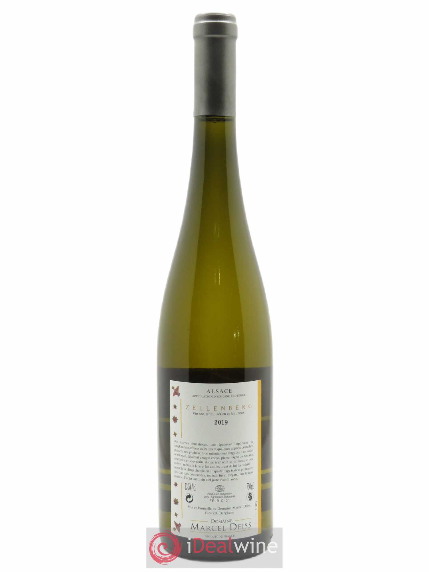 Alsace Zellenberg Marcel Deiss (Domaine) 2019 - Lot de 1 bouteille - 1