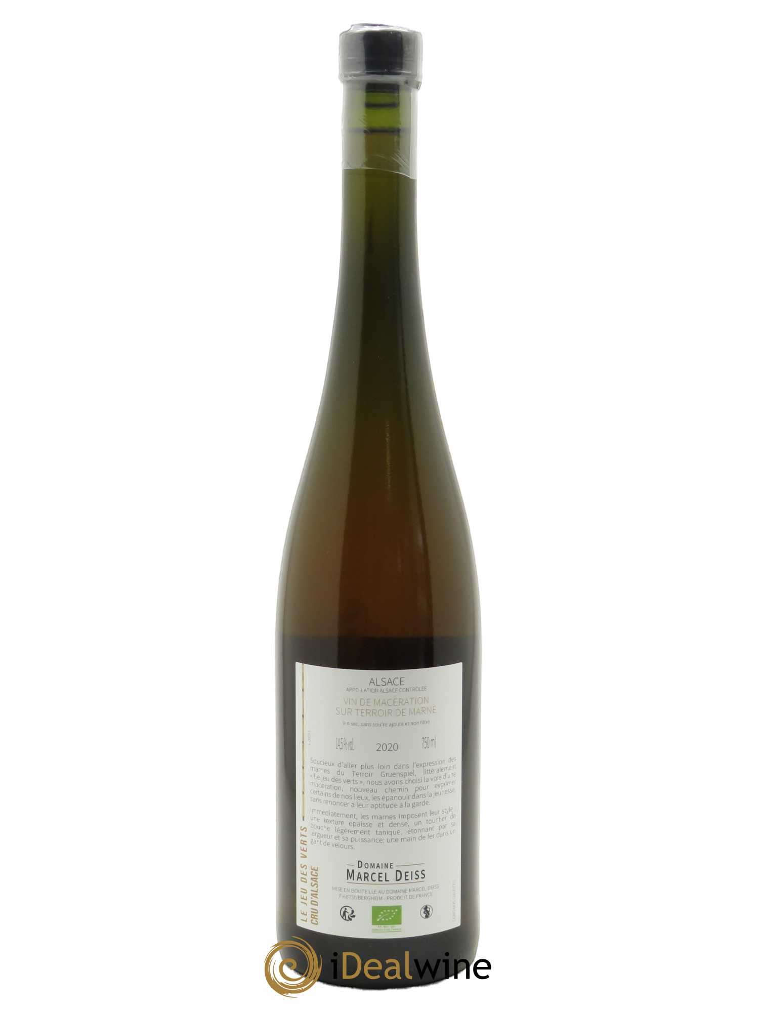 Alsace Le Jeu des Verts Marcel Deiss (Domaine) 2020 - Lot of 1 bottle - 1