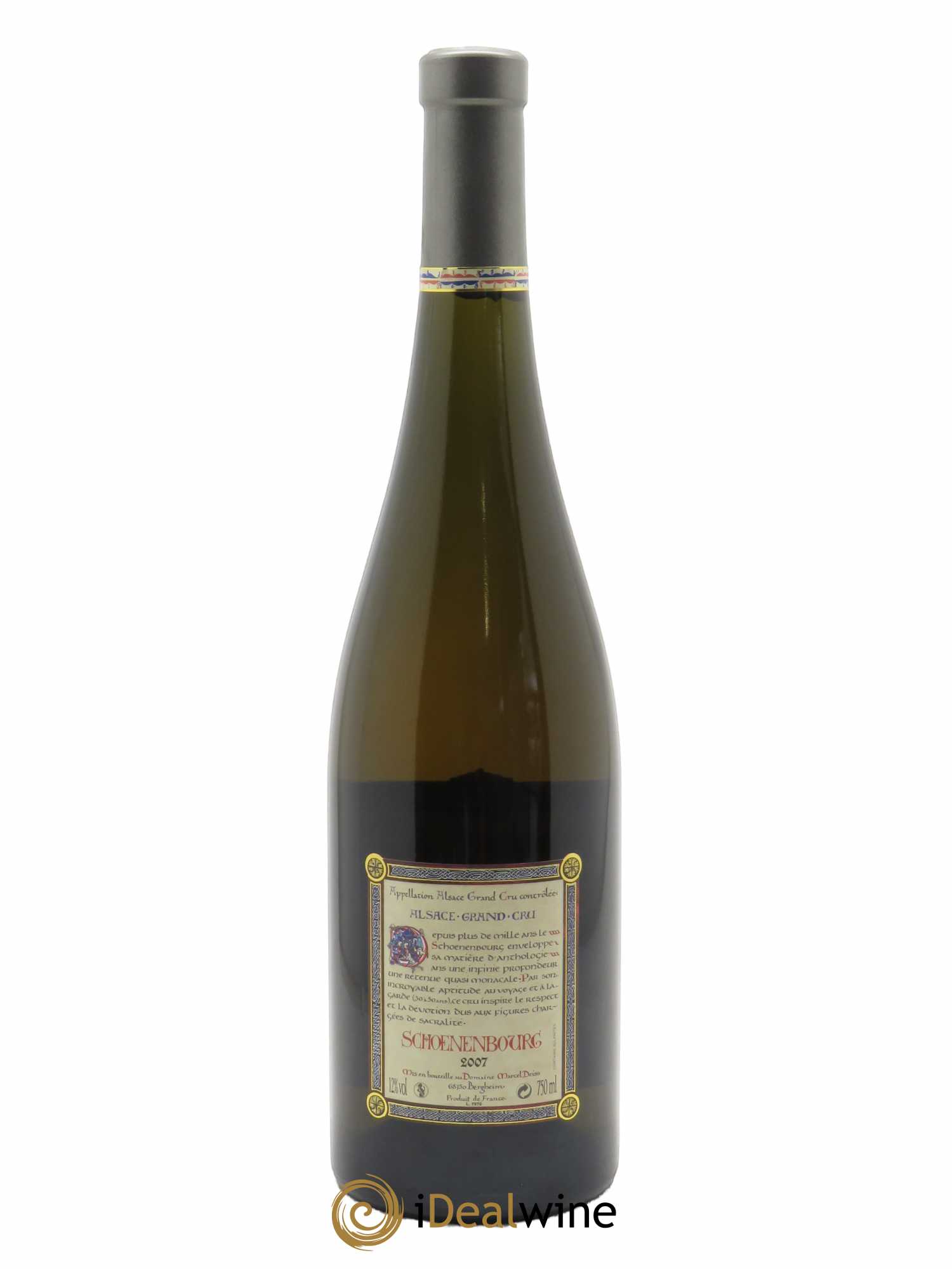 Alsace Grand Cru Schoenenbourg Marcel Deiss (Domaine) 2007 - Lot de 1 bouteille - 1