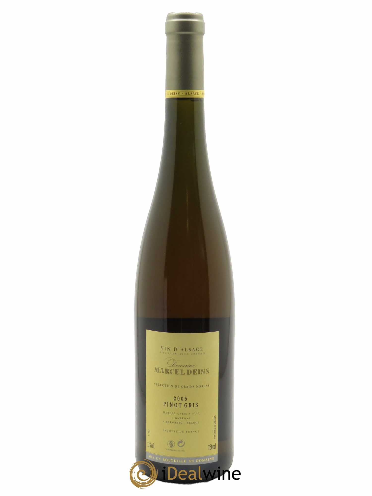 Alsace Pinot Gris Sélection de Grains Nobles Marcel Deiss (Domaine) 2005 - Lot de 1 bouteille - 1