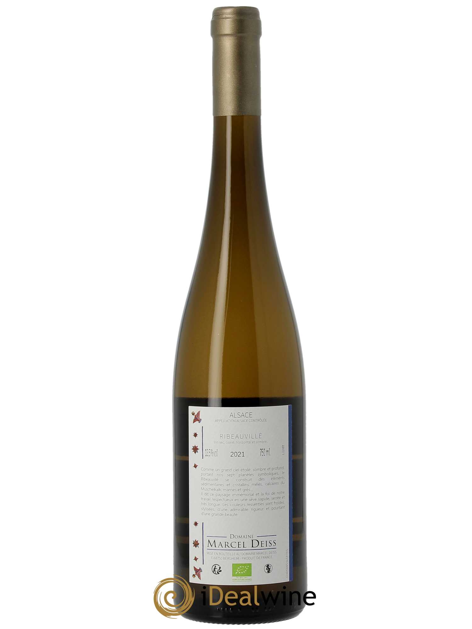 Alsace Ribeauvillé Marcel Deiss (Domaine) 2021 - Lot de 1 bouteille - 1