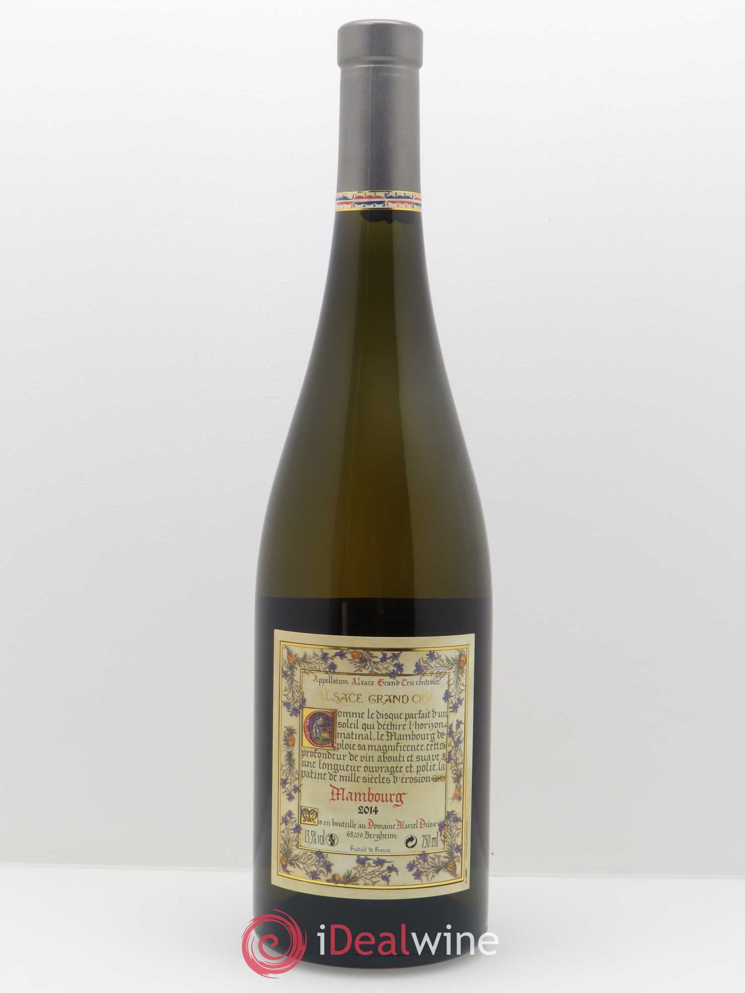 Alsace Grand Cru Mambourg Marcel Deiss (Domaine) 2014 - Lot of 1 bottle - 1