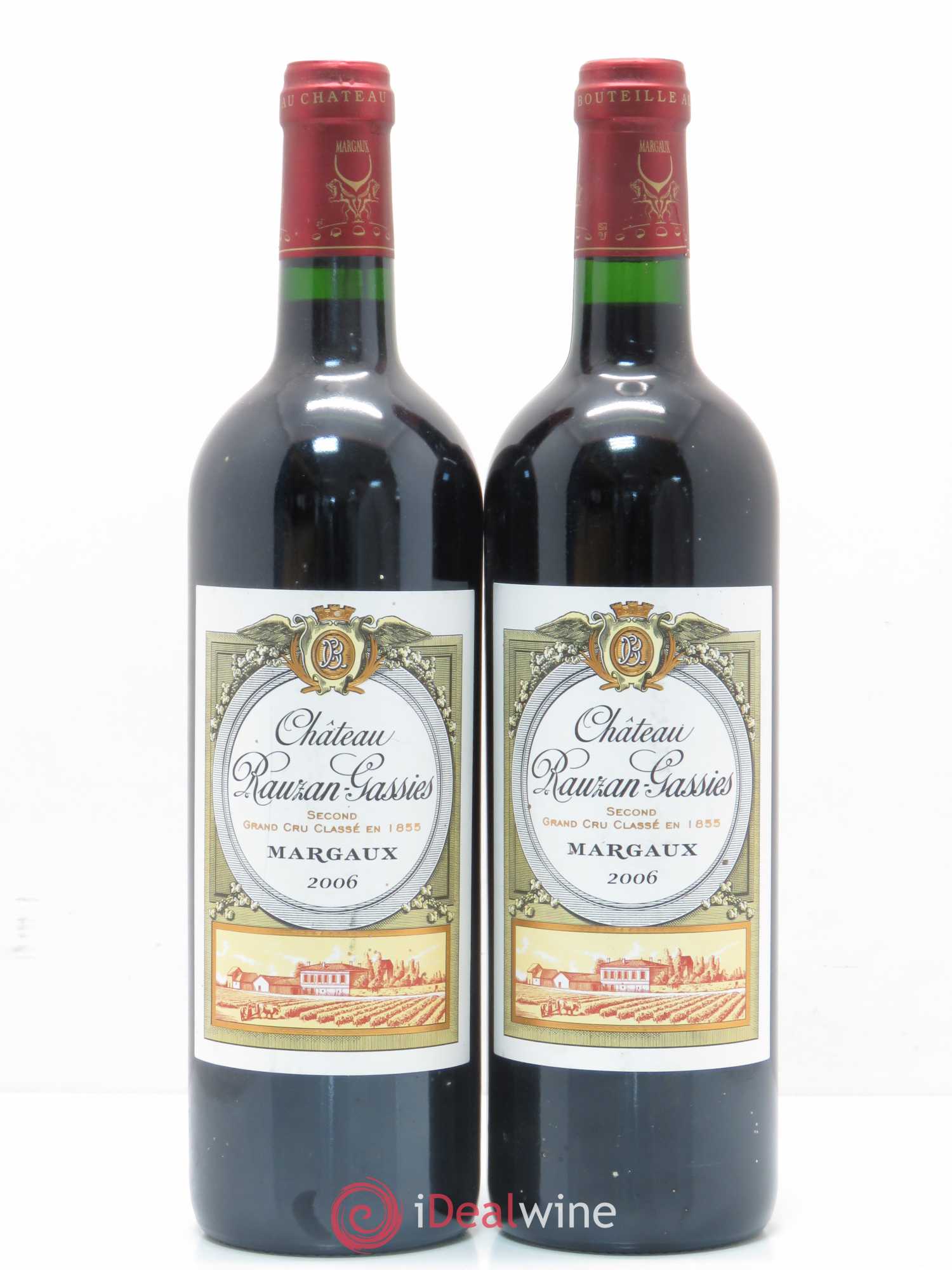 Château Rauzan-Gassies 2ème Grand Cru Classé 2006 - Lot de 2 bouteilles - 0