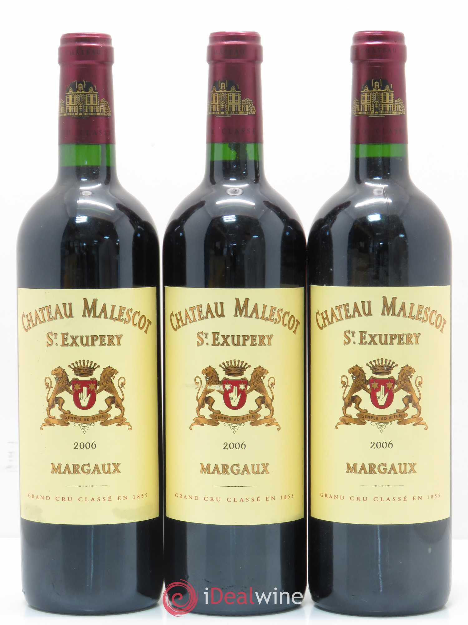 Château Malescot Saint-Exupéry 3ème Grand Cru Classé 2006 - Lot de 3 bouteilles - 0
