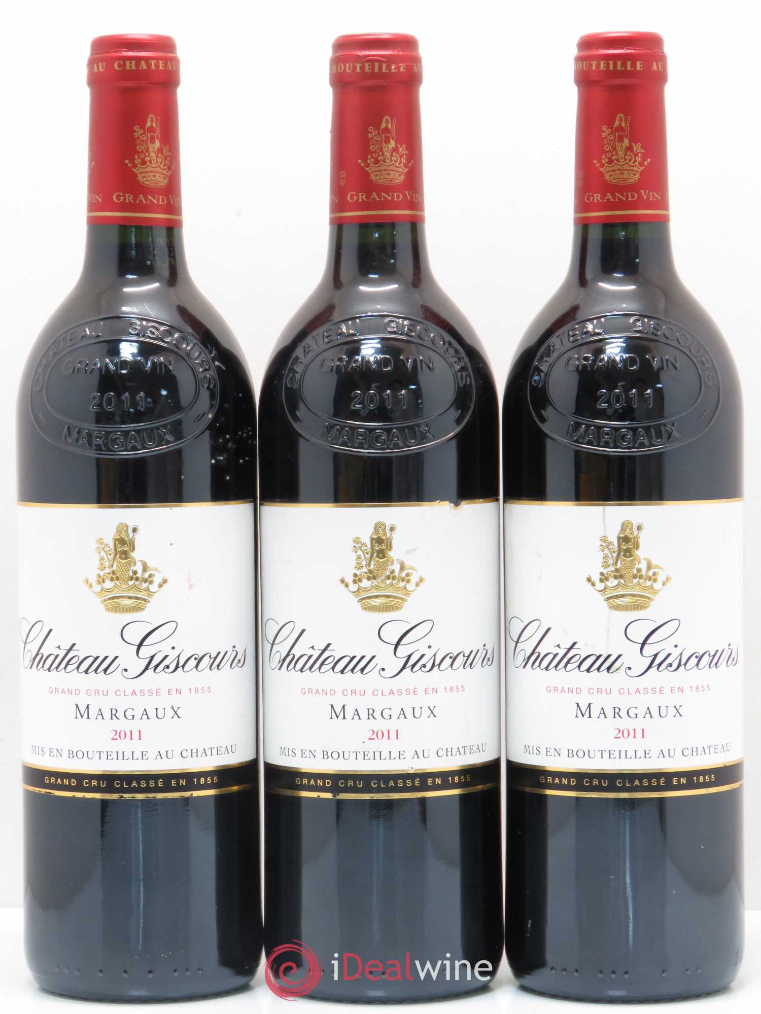 Château Giscours 3ème Grand Cru Classé 2011 - Lot de 3 bouteilles - 0