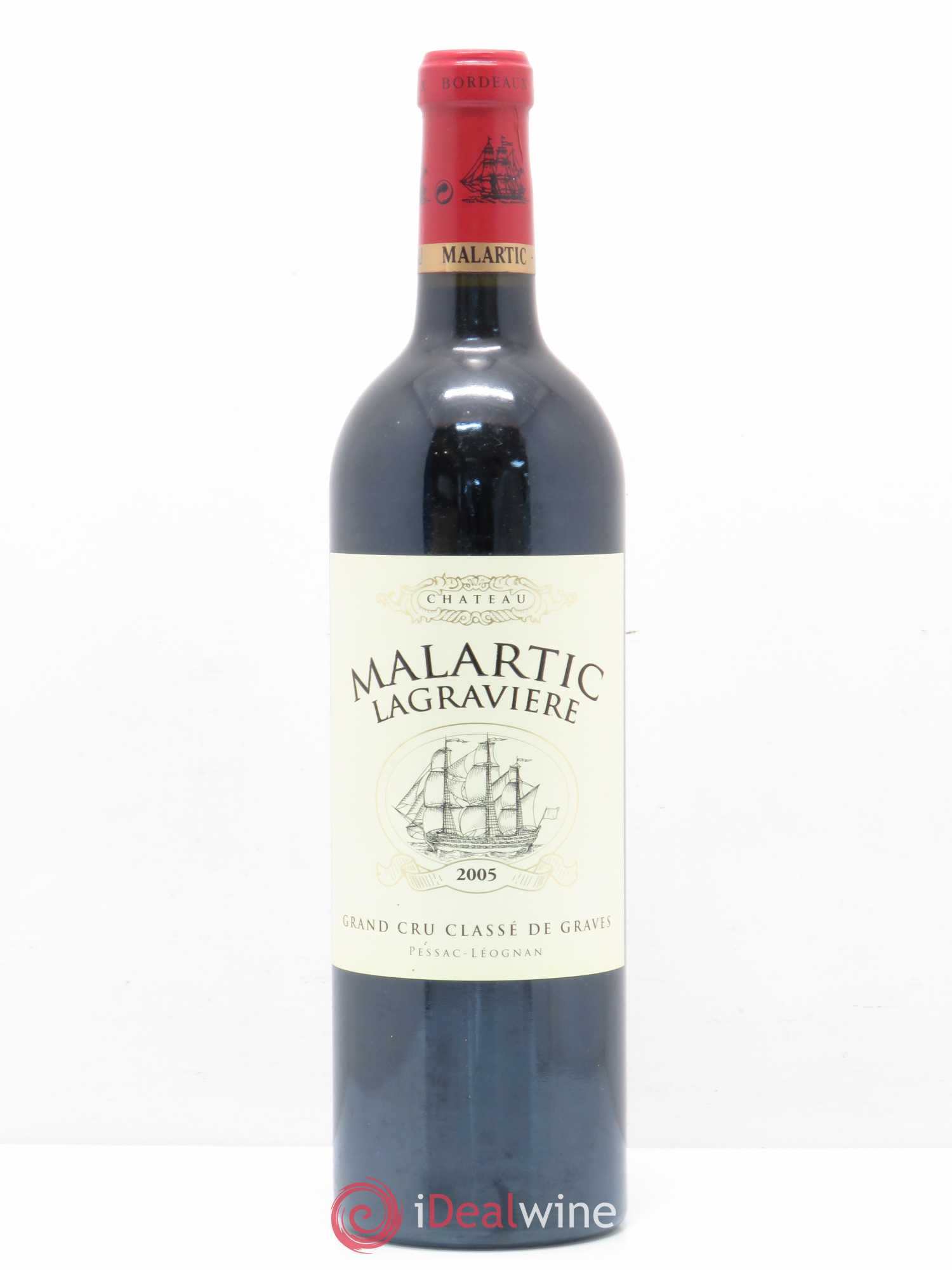 Château Malartic-Lagravière Cru Classé de Graves 2005 - Lot de 1 bouteille - 0