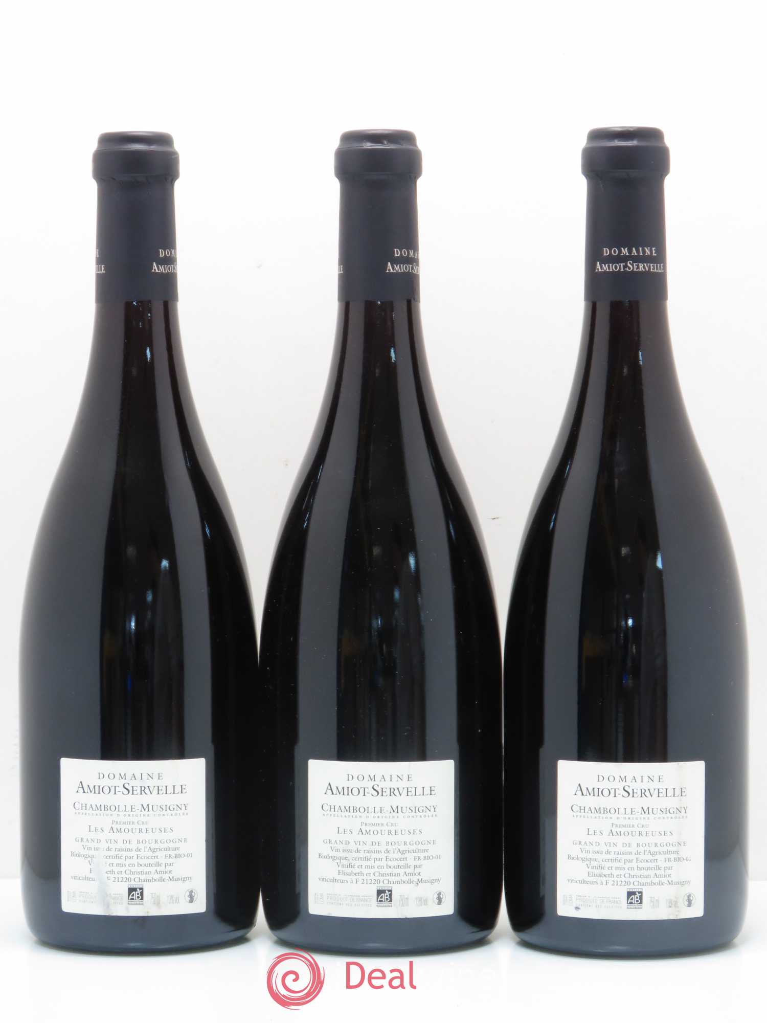 Chambolle-Musigny 1er Cru Les Amoureuses Amiot-Servelle 2010 - Lot de 3 bouteilles - 1