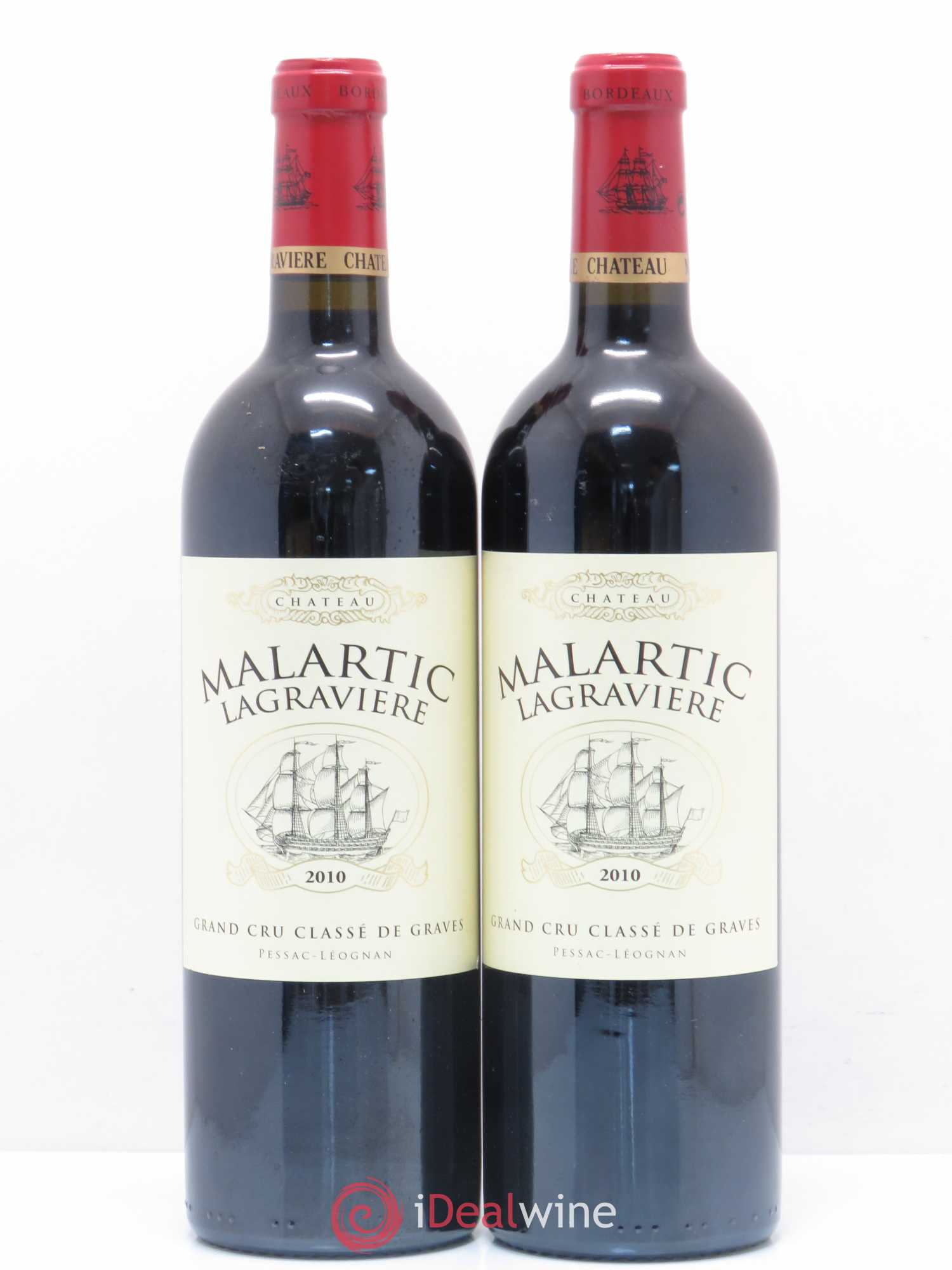Château Malartic-Lagravière Cru Classé de Graves 2010 - Lot de 2 bouteilles - 0
