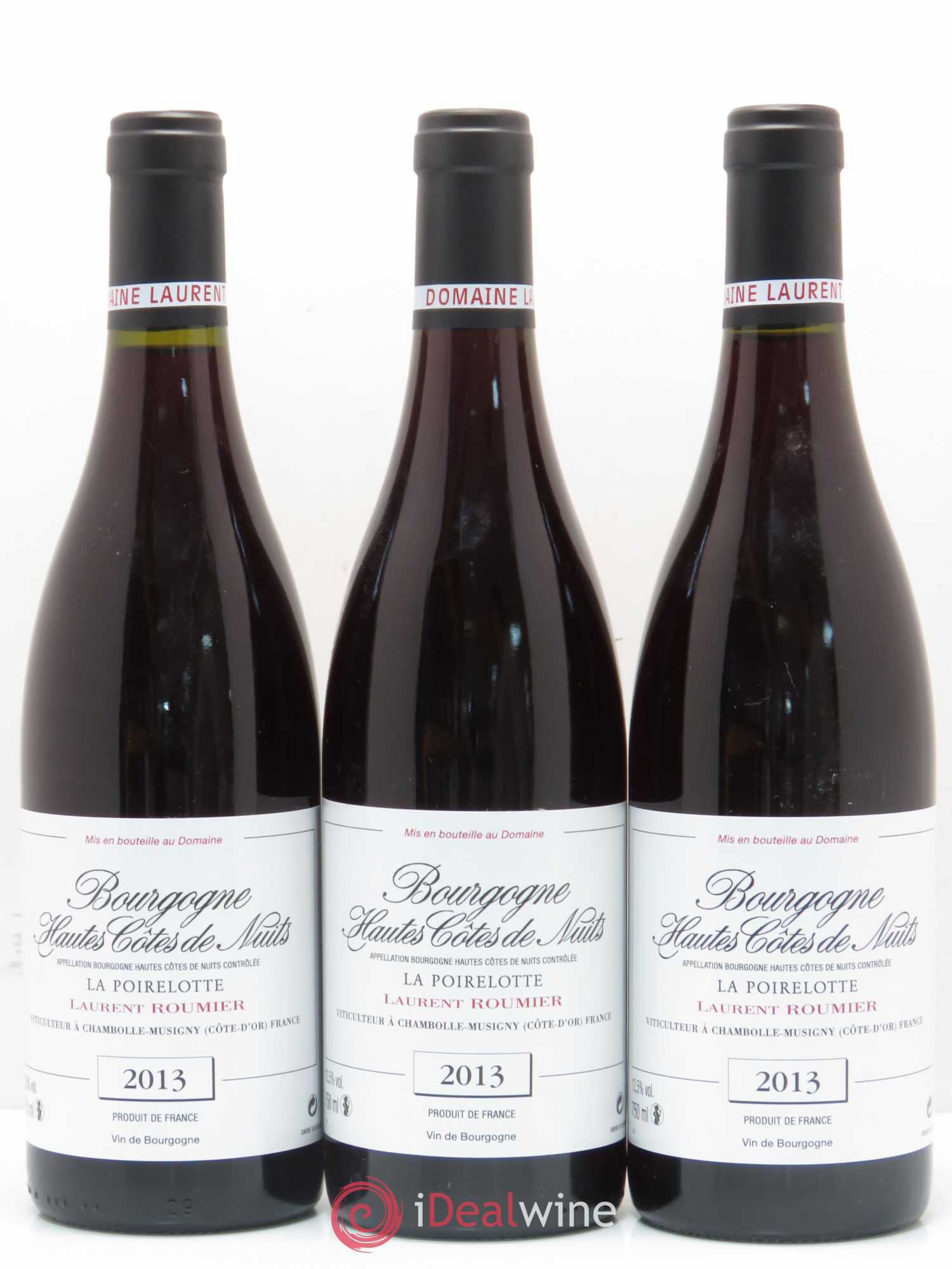 Hautes-Côtes de Nuits Laurent Roumier La Poirelotte 2013 - Posten von 6 Flaschen - 2