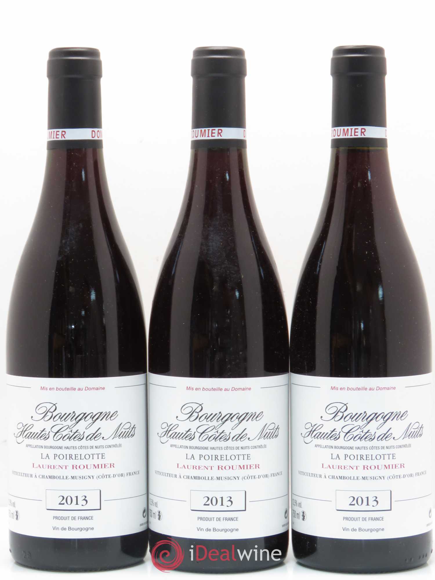 Hautes-Côtes de Nuits Laurent Roumier La Poirelotte 2013 - Posten von 3 Flaschen - 0