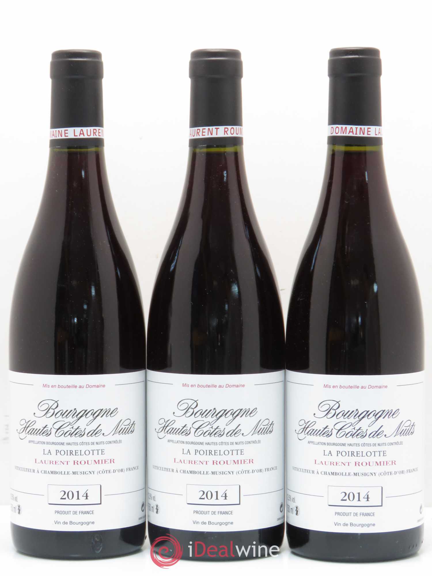 Hautes-Côtes de Nuits Laurent Roumier La Poirelotte 2014 - Posten von 3 Flaschen - 0