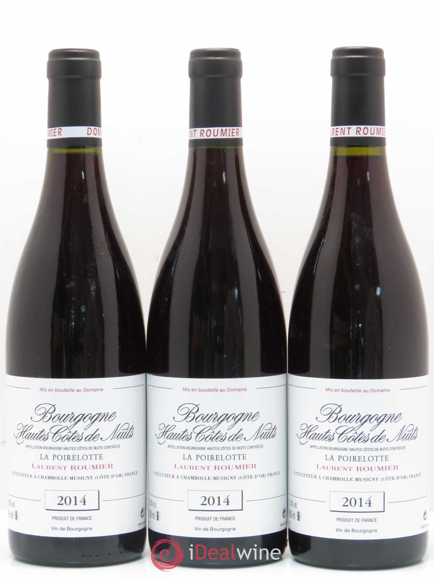 Hautes-Côtes de Nuits Laurent Roumier La Poirelotte 2014 - Posten von 12 Flaschen - 2