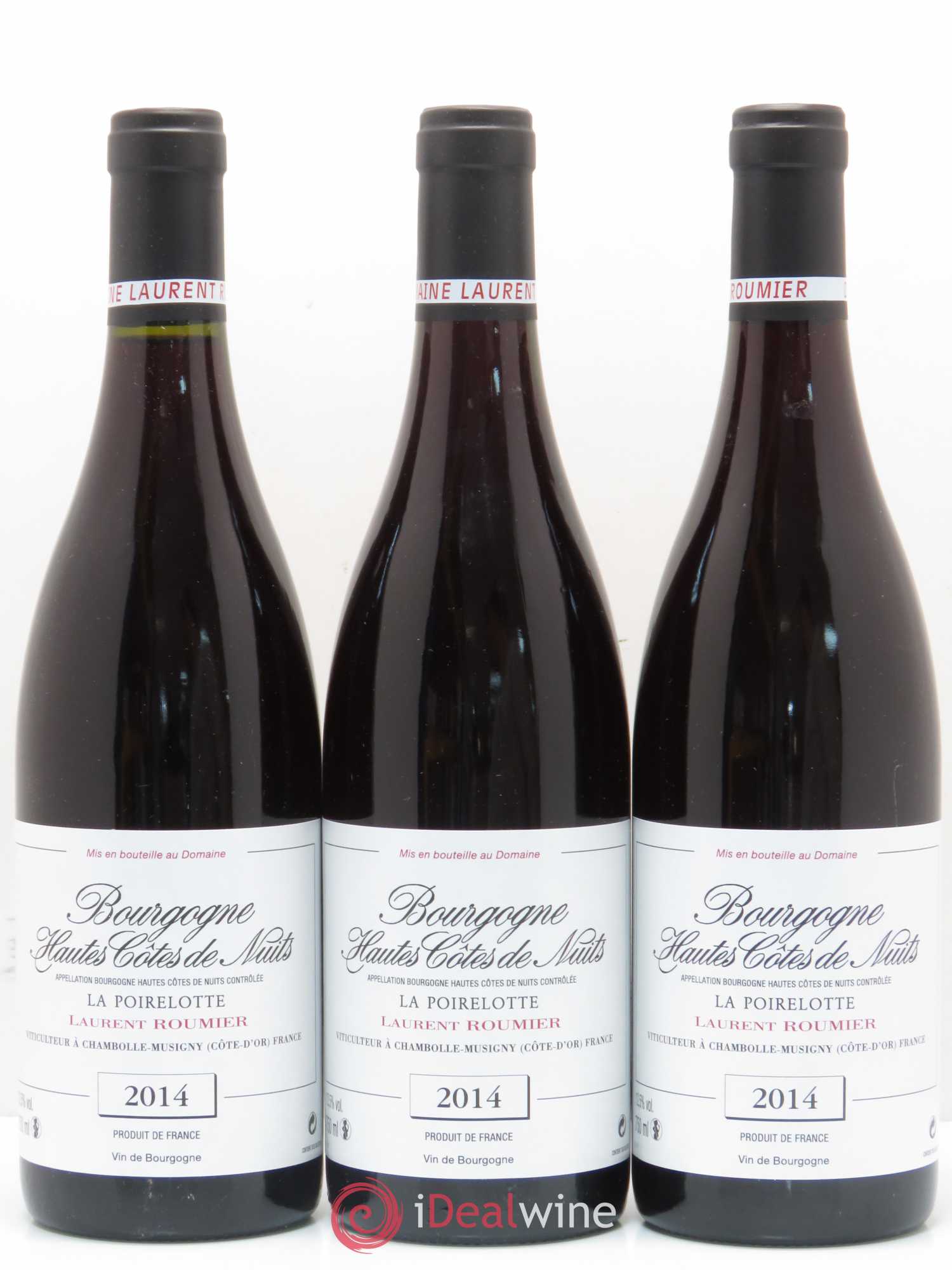 Hautes-Côtes de Nuits Laurent Roumier La Poirelotte 2014 - Posten von 12 Flaschen - 3