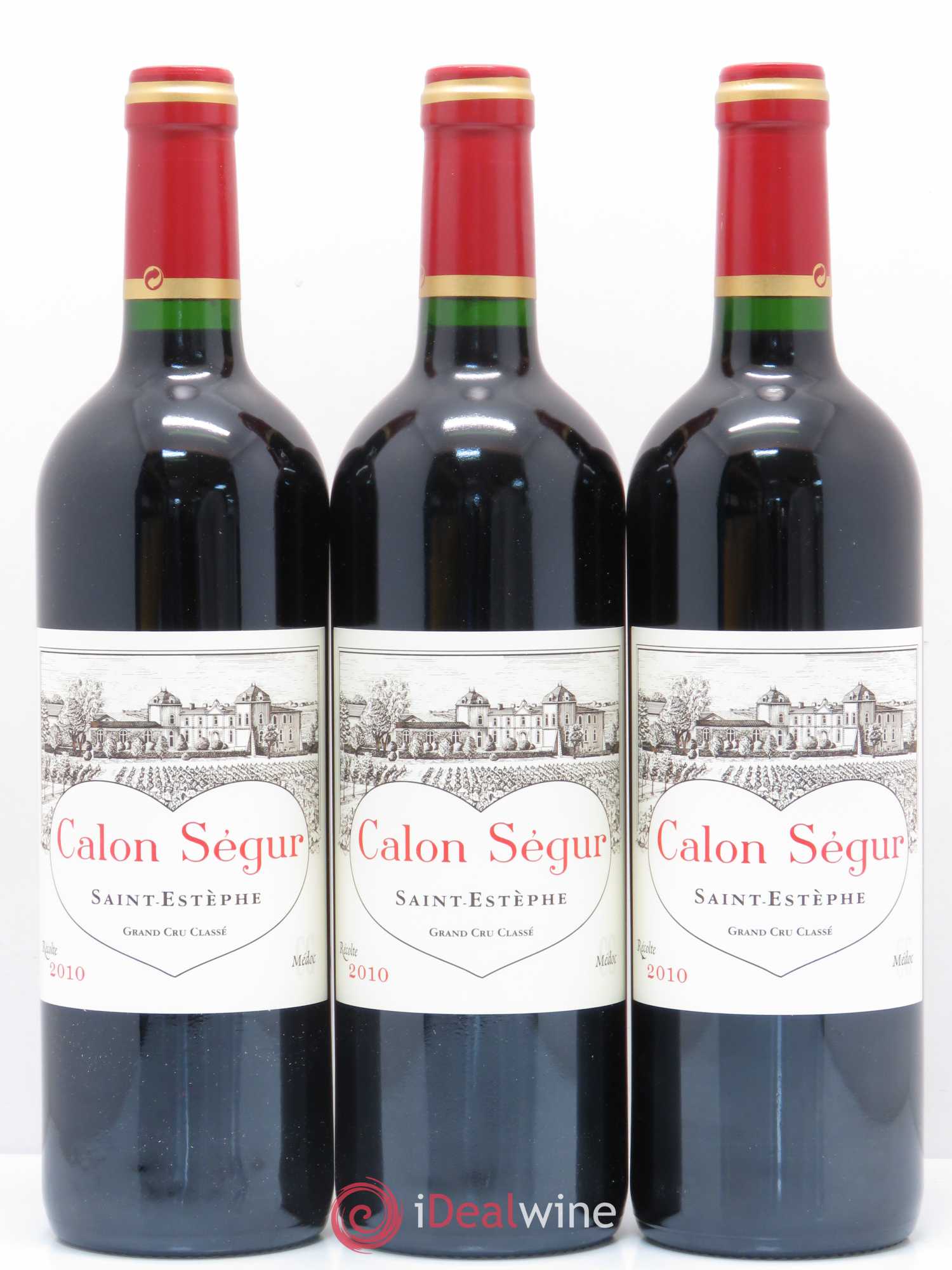 Château Calon Ségur 3ème Grand Cru Classé 2010 - Lot de 6 bouteilles - 1