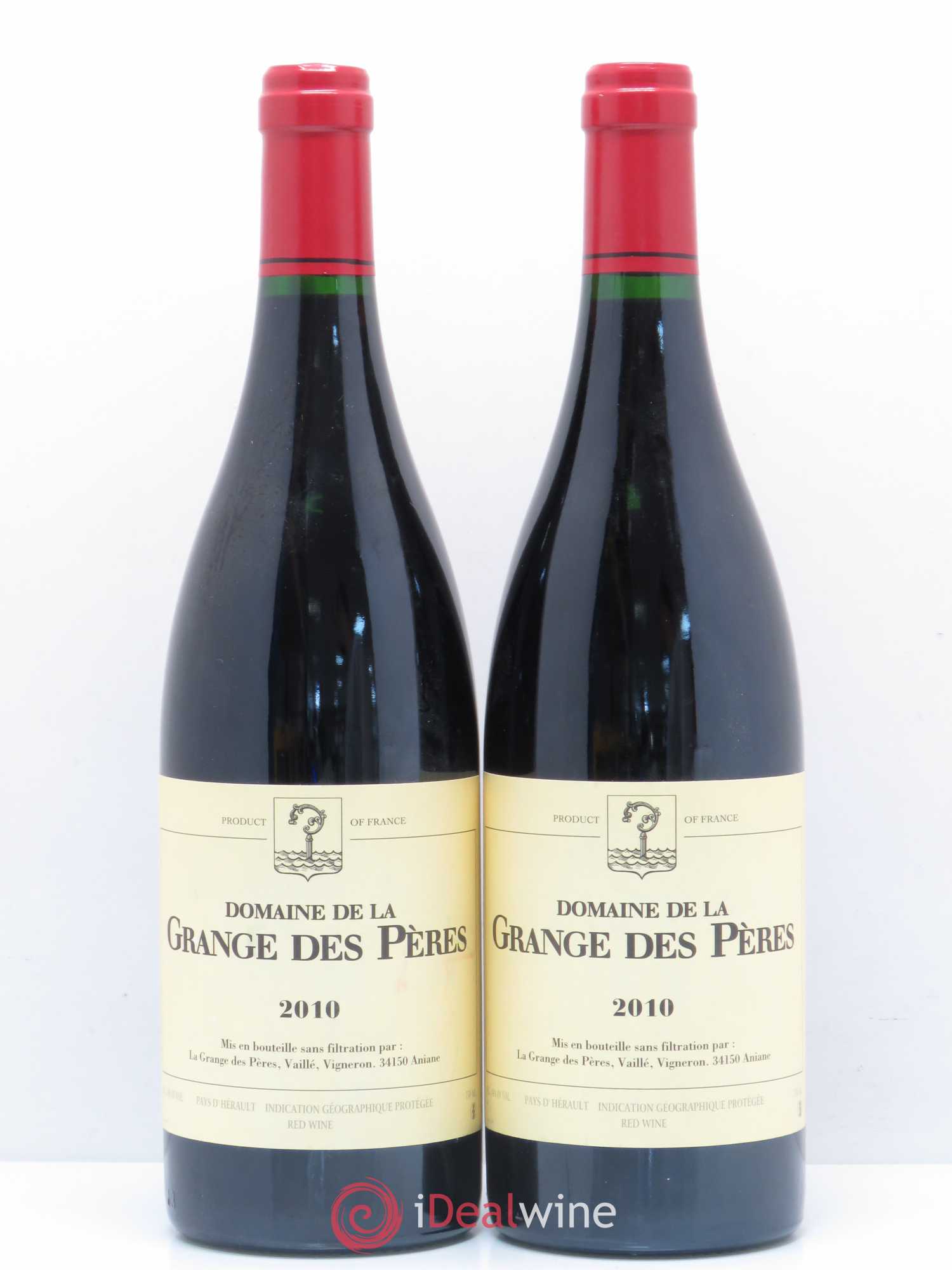 Pays d'Hérault Grange des Pères Laurent Vaillé 2010 - Lot de 2 bouteilles - 0