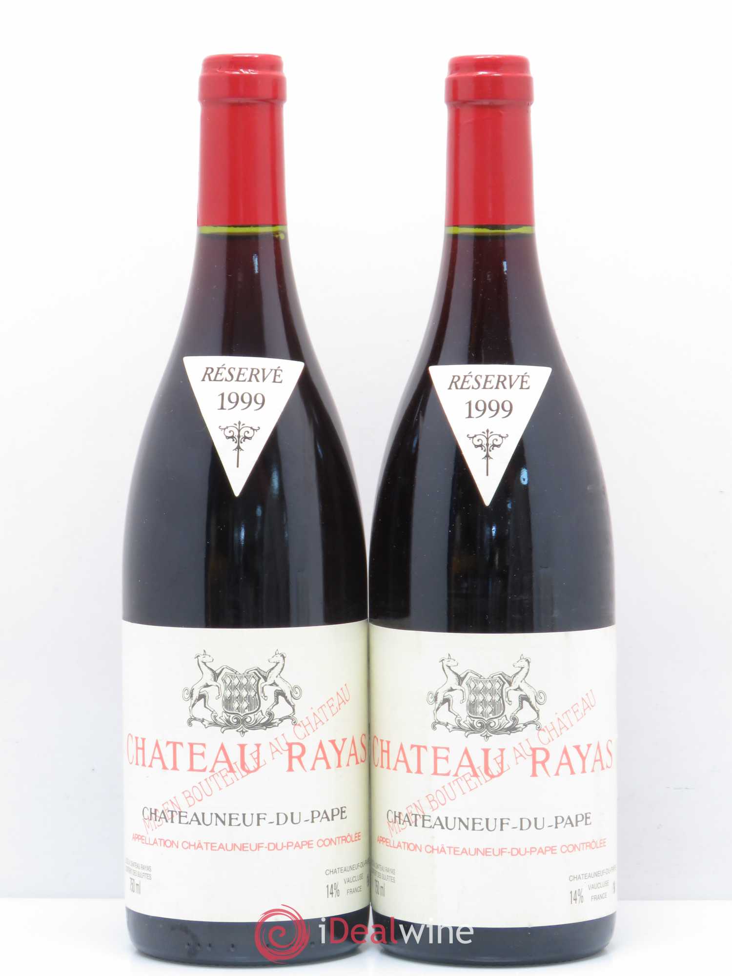 Châteauneuf-du-Pape Château Rayas Emmanuel Reynaud 1999 - Lot de 2 bouteilles - 0