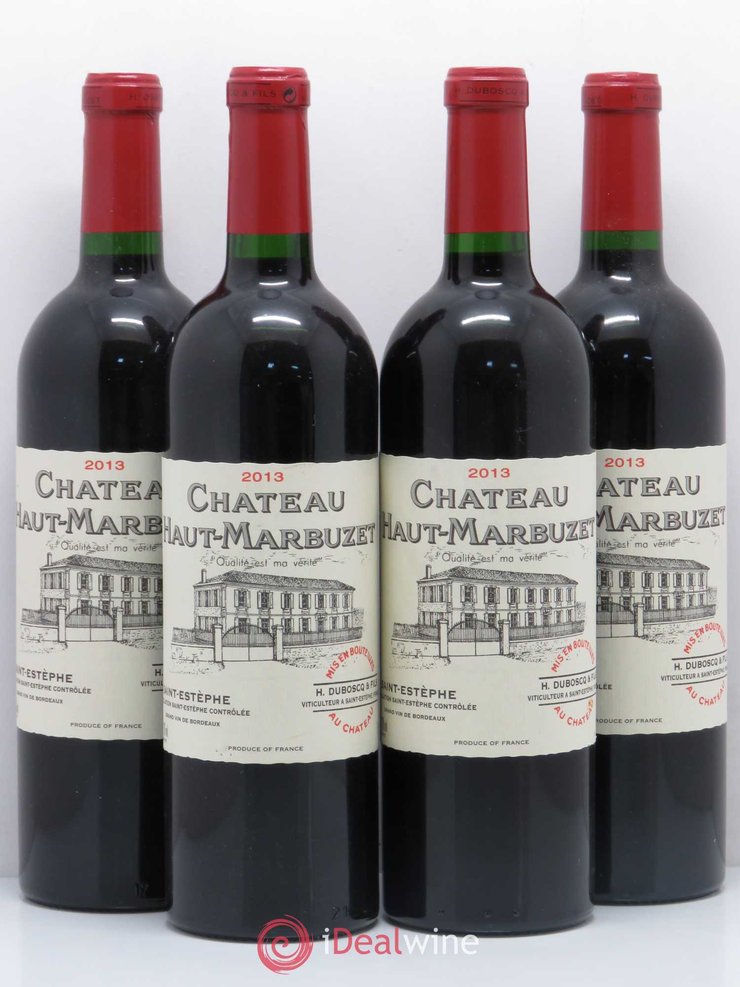 Château Haut Marbuzet 2013 - Lot de 4 bouteilles - 0