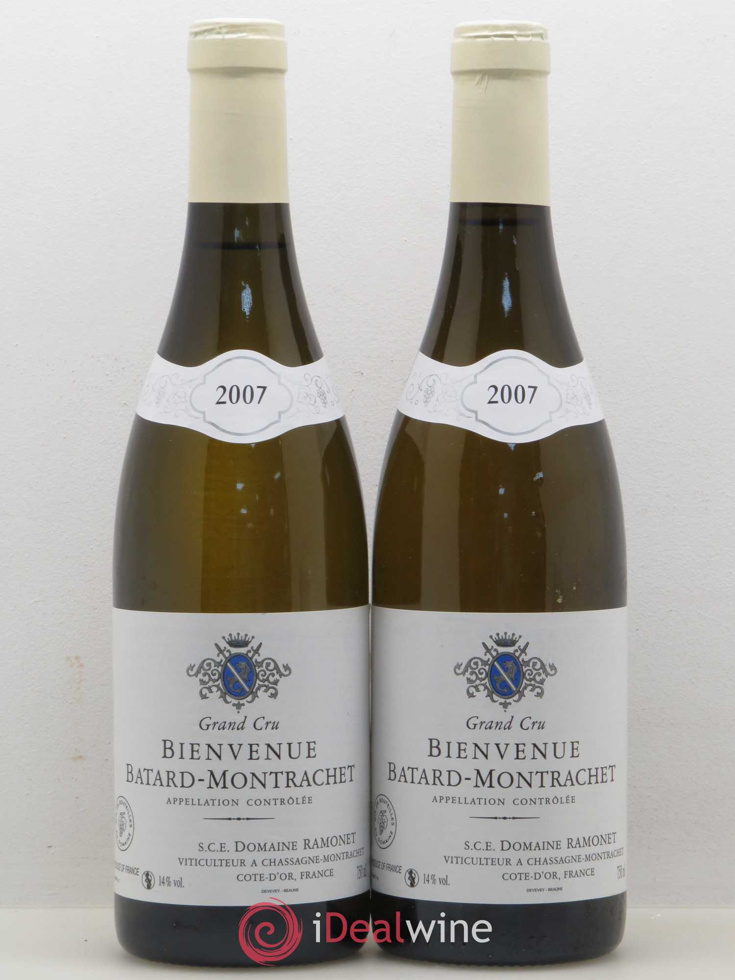 Bienvenues-Bâtard-Montrachet Grand Cru Ramonet (Domaine) 2007 - Lot de 2 bouteilles - 0