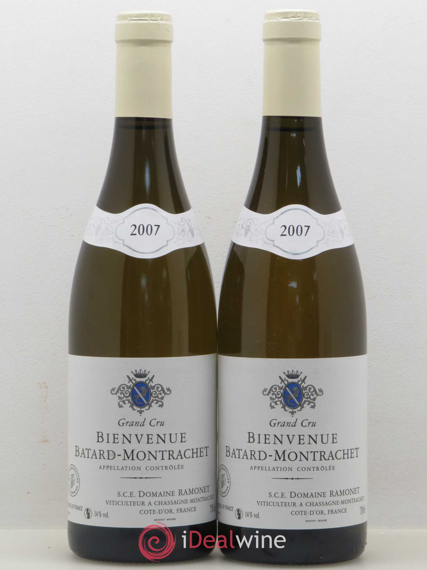 Bienvenues-Bâtard-Montrachet Grand Cru Ramonet (Domaine) 2007 - Lot de 2 bouteilles - 0