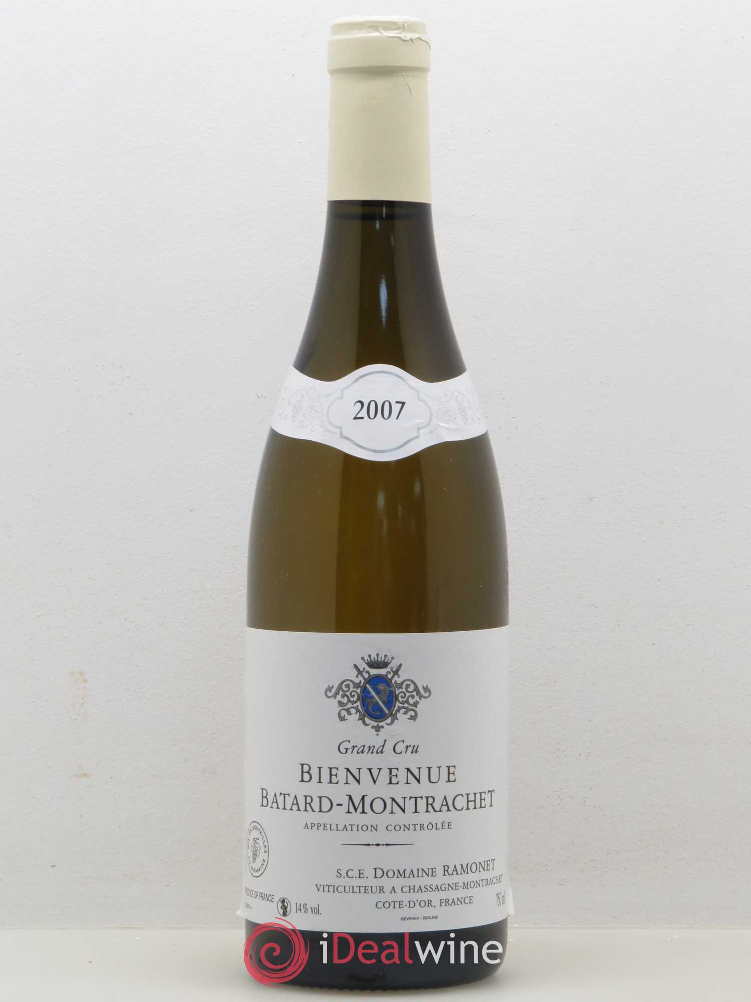 Bienvenues-Bâtard-Montrachet Grand Cru Ramonet (Domaine) 2007 - Lot de 1 bouteille - 0