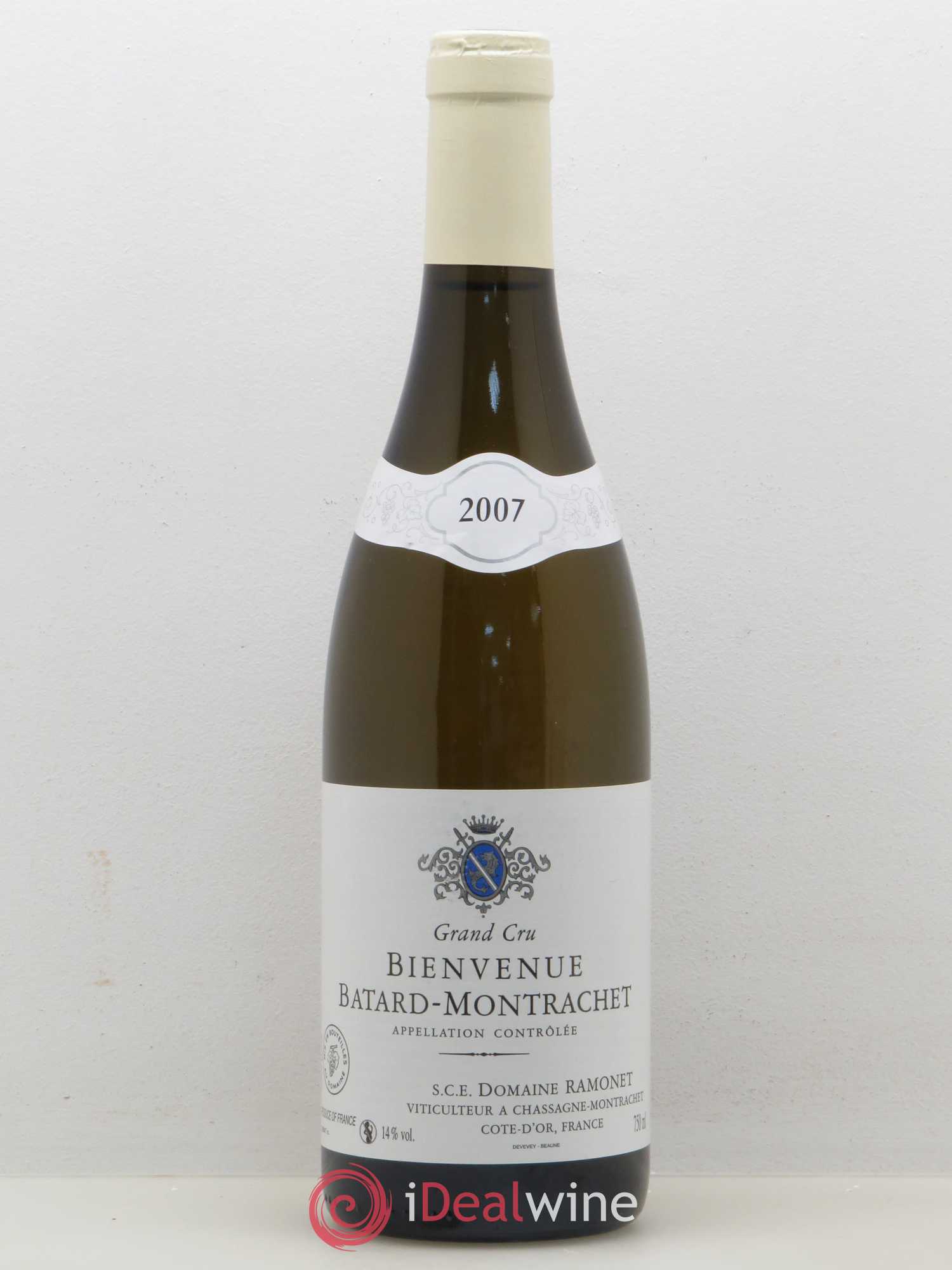 Bienvenues-Bâtard-Montrachet Grand Cru Ramonet (Domaine) 2007 - Lot de 1 bouteille - 0