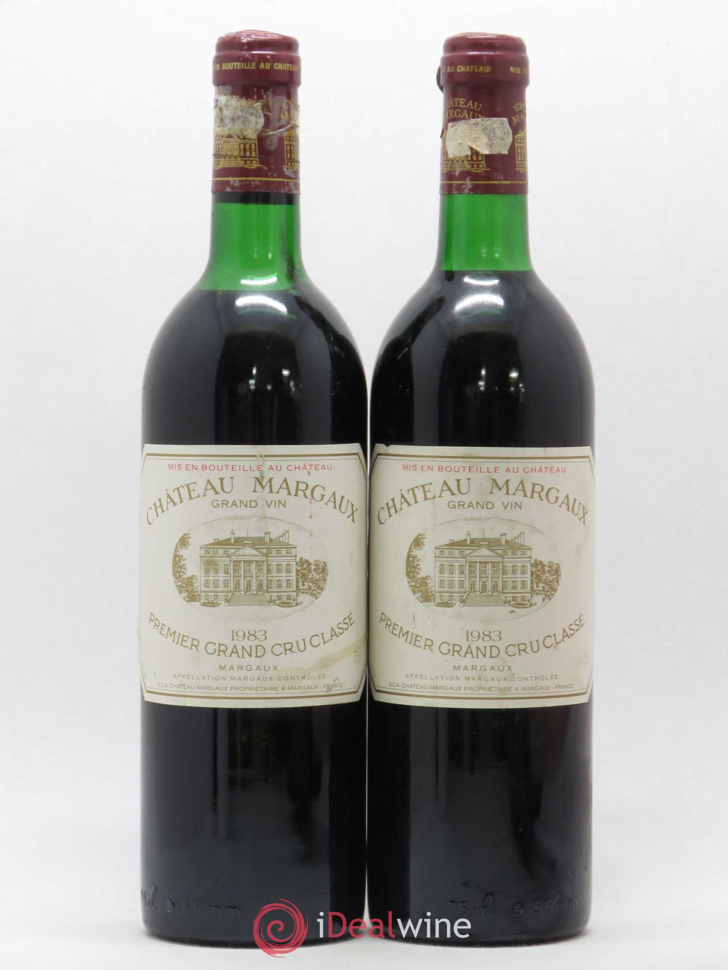 Château Margaux 1er Grand Cru Classé 1983 - Lot de 2 bouteilles - 0