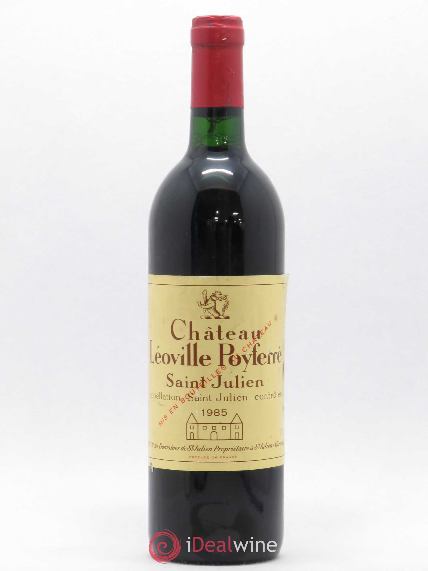 Château Léoville Poyferré 2ème Grand Cru Classé 1985 - Lot de 1 bouteille - 0