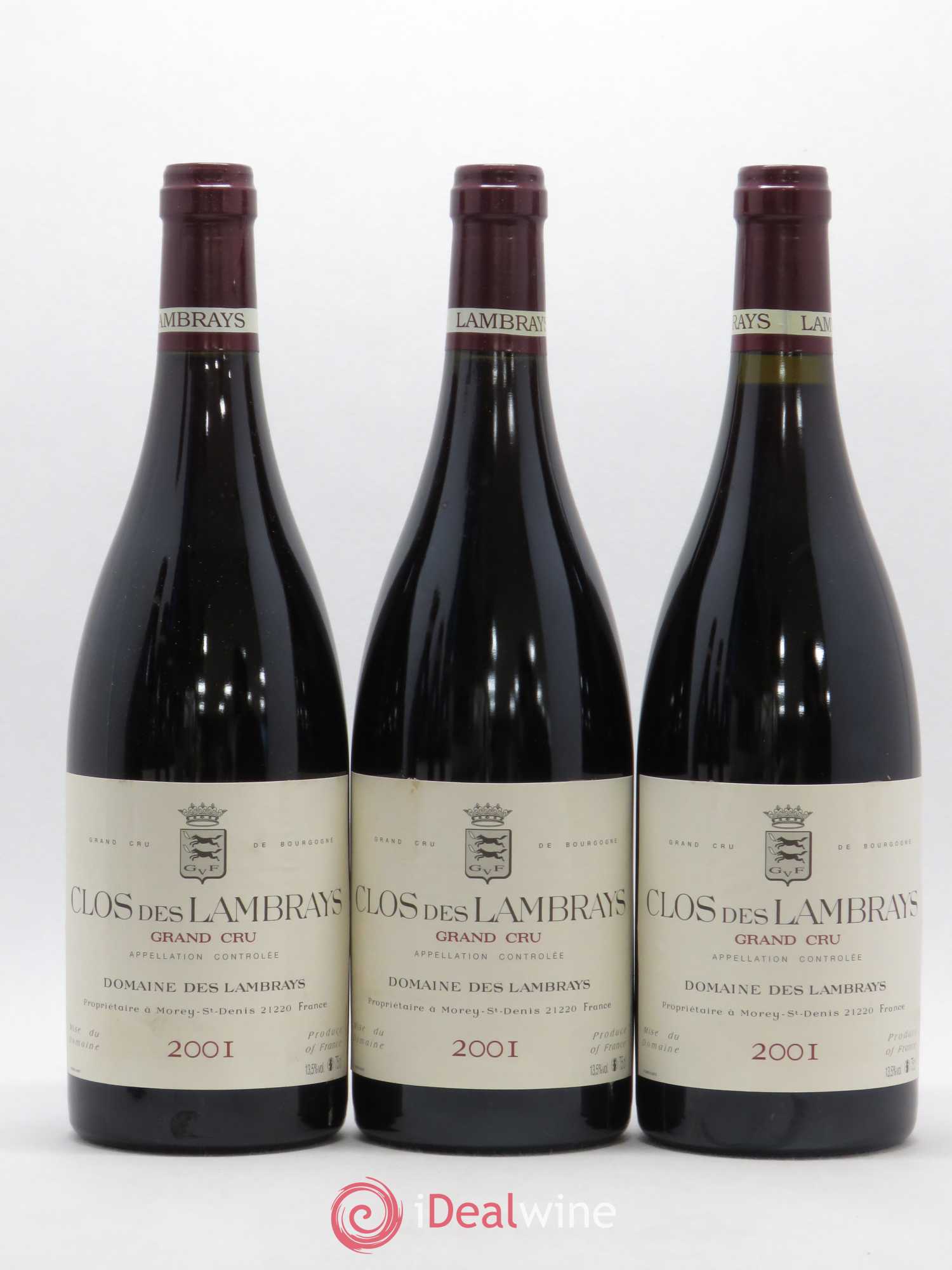 Clos des Lambrays Grand Cru Domaine des Lambrays 2001 - Lot de 6 bouteilles - 1