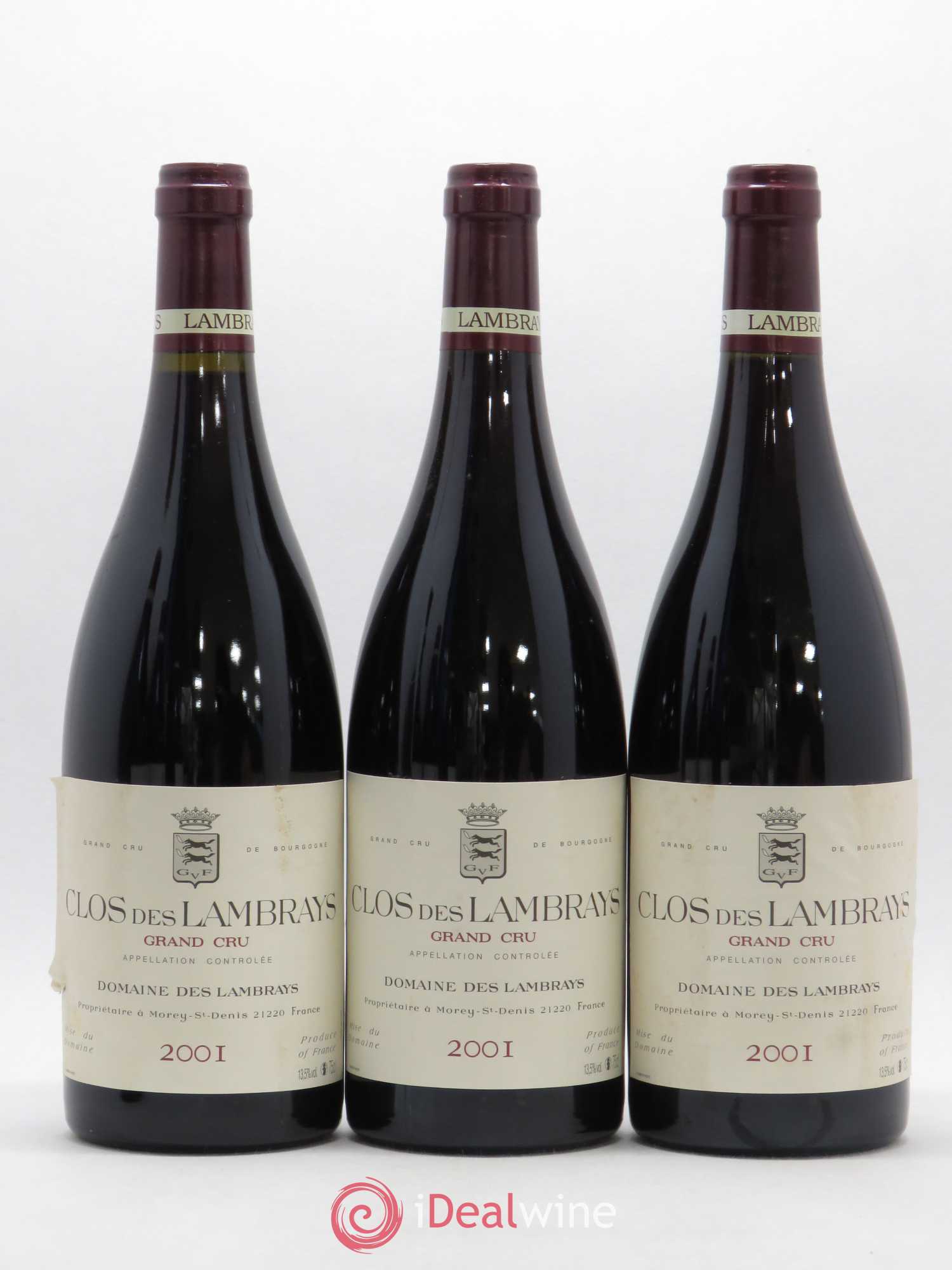 Clos des Lambrays Grand Cru Domaine des Lambrays 2001 - Lot de 6 bouteilles - 2