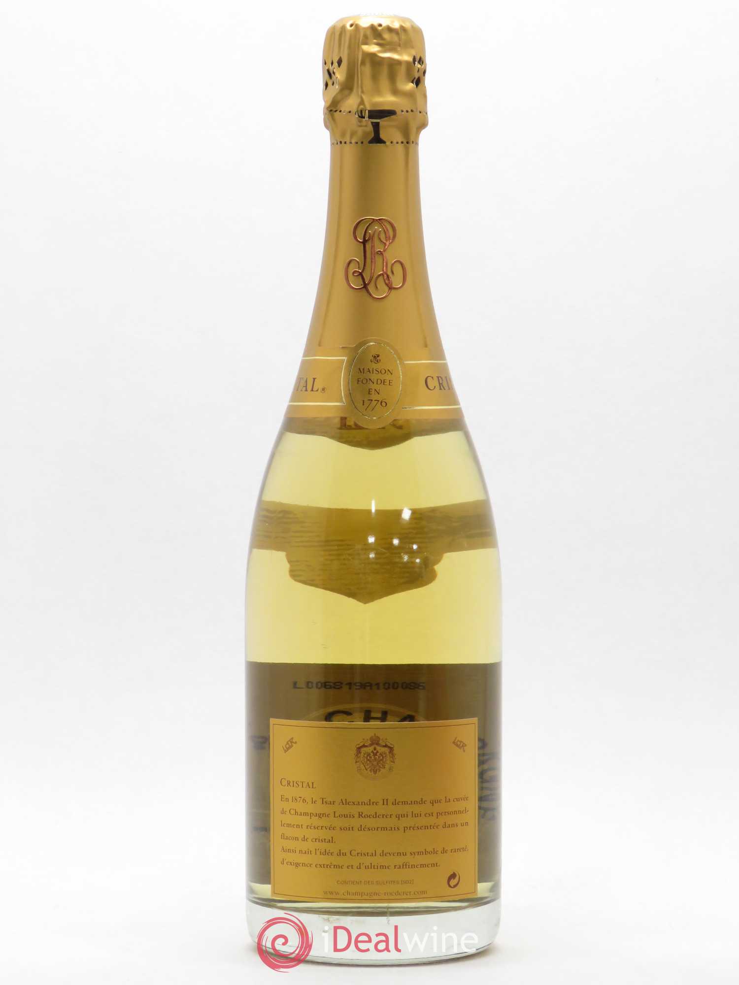 Cristal Louis Roederer 2002 - Lot de 1 bouteille - 1