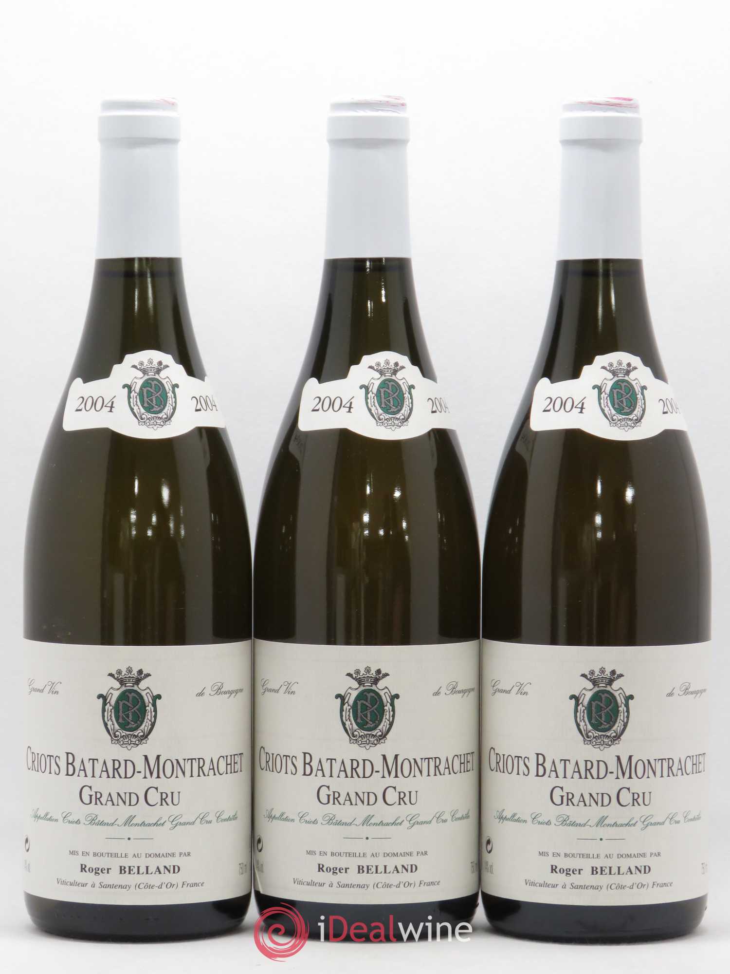Criots-Bâtard-Montrachet Grand Cru Roger Belland (Domaine) 2004 - Lot de 3 bouteilles - 0